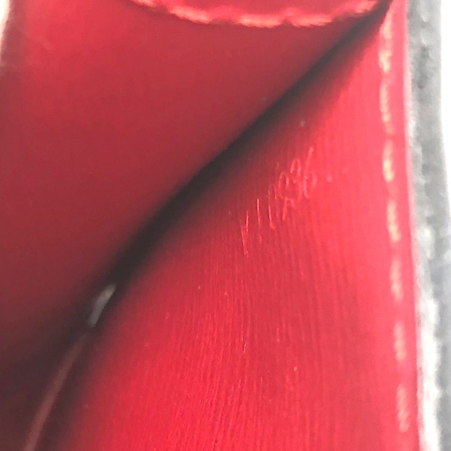 Louis Vuitton Red Leather Shoulder Bag