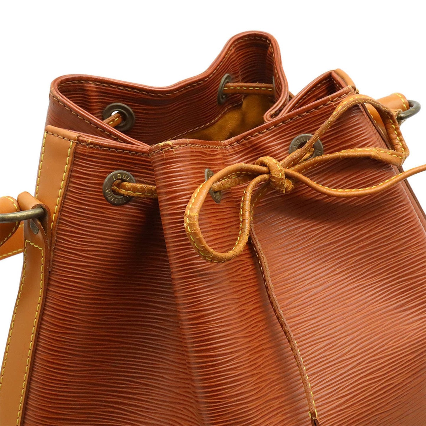 Louis Vuitton Gold Cipango Kenyan Brown Epi Leather Shoulder Bag