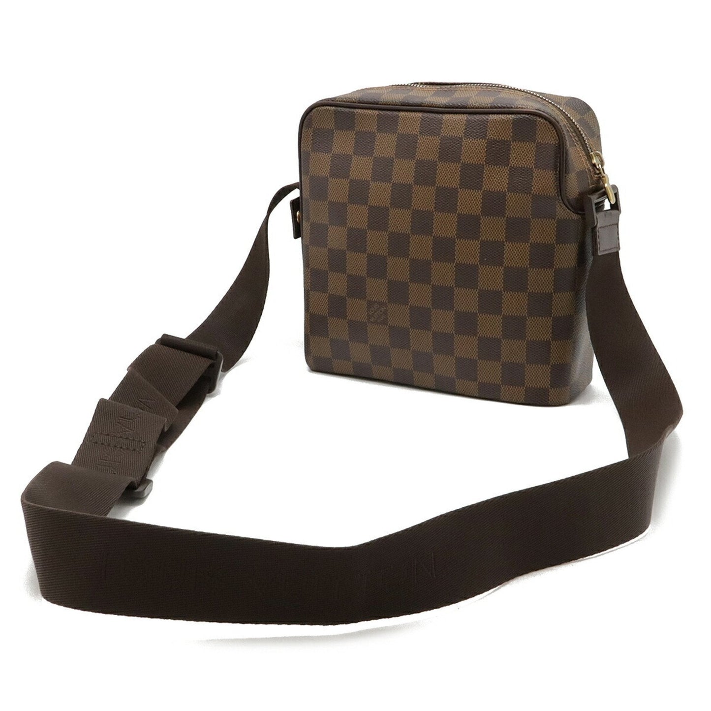 Louis Vuitton Brown Damier Canvas Pvc Pochette Shoulder Bag