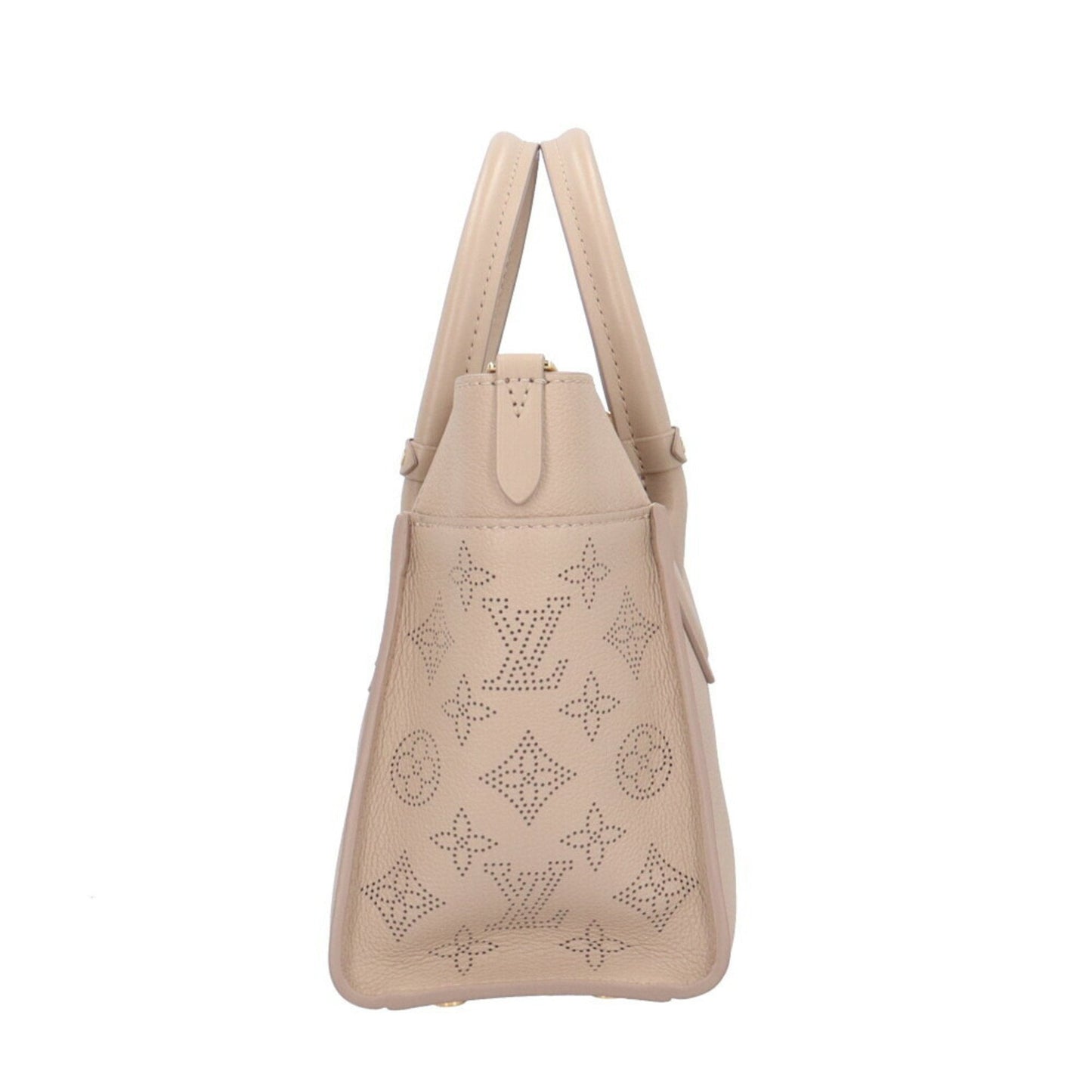 Louis Vuitton Beige Galle Leather Mahina Leather Shoulder Bag
