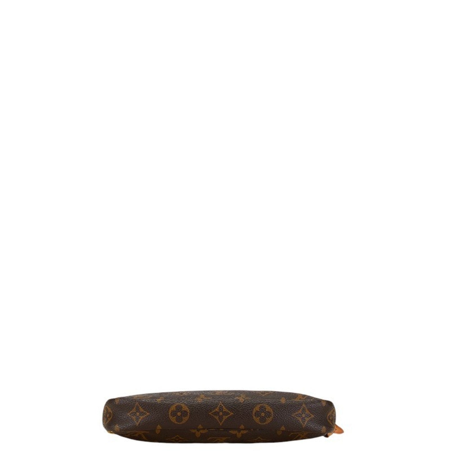 Louis Vuitton Brown Pvc Leather Pochette Shoulder Bag