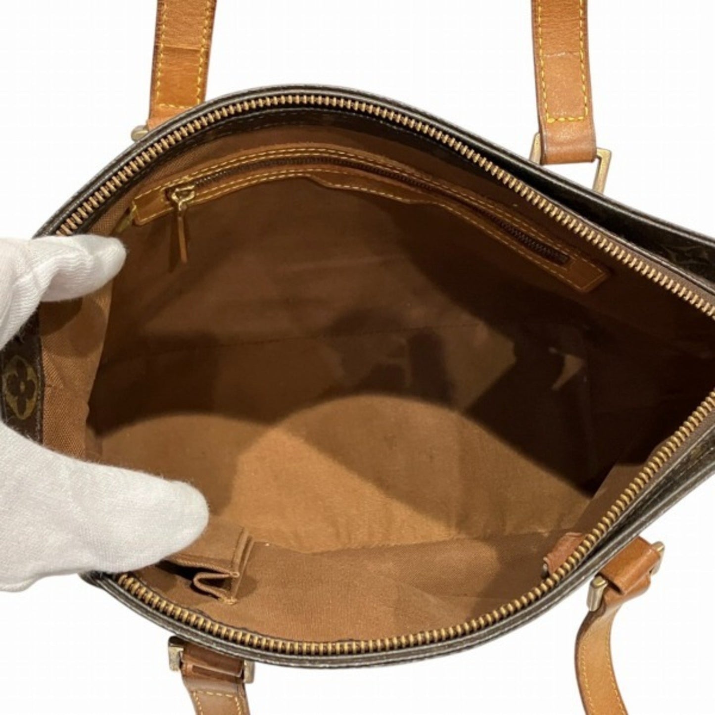 Louis Vuitton Brown Shoulder Bag Tote Bag