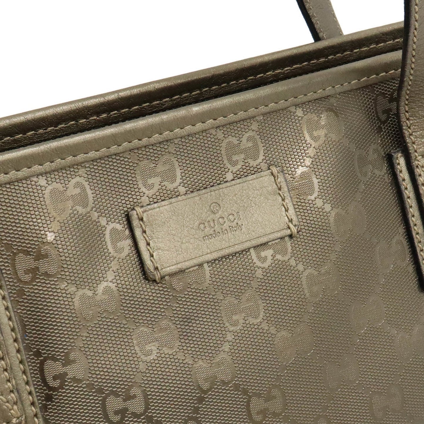 Gucci Gg Imprimé Khaki Gg Imprimé Shoulder Bag Tote Bag