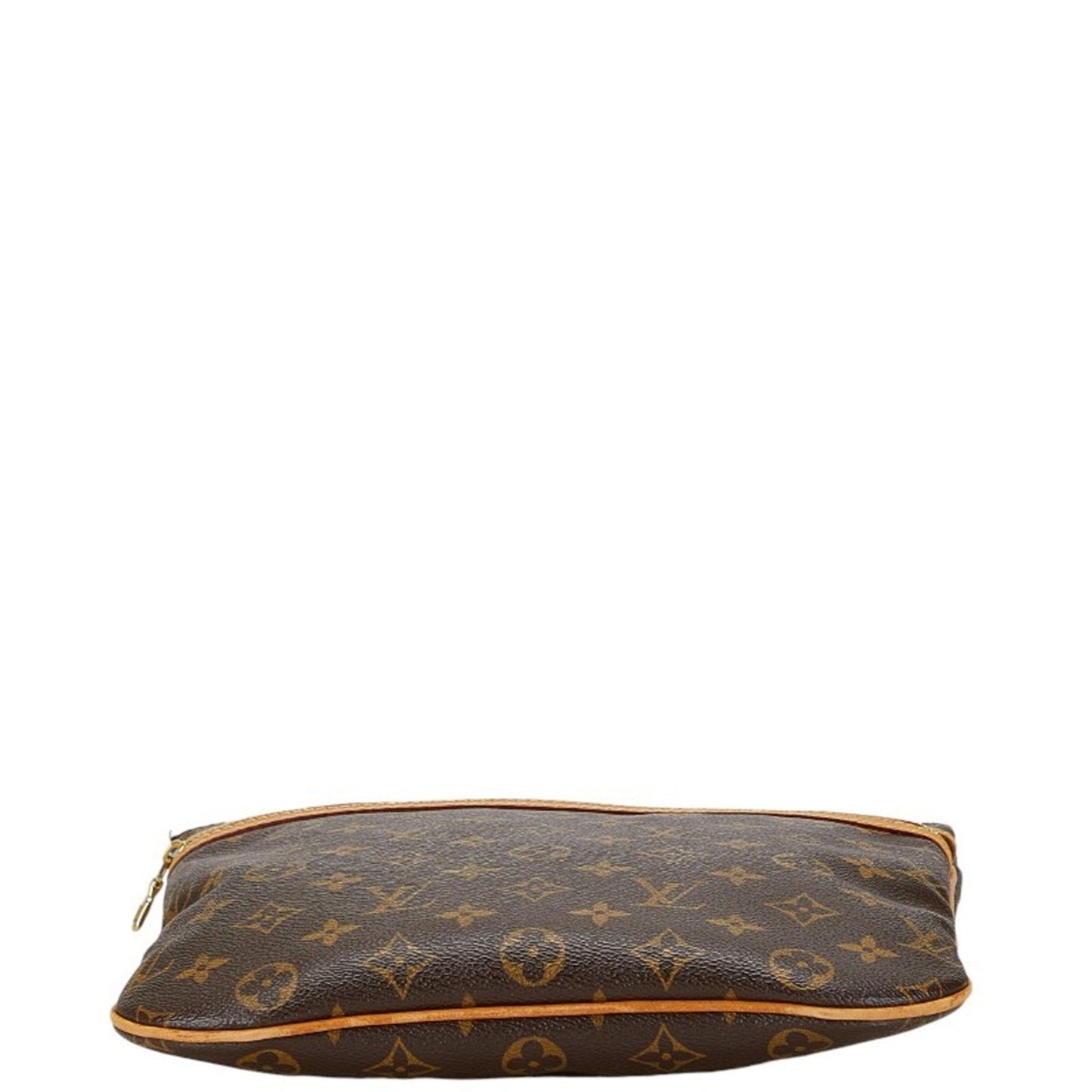 Louis Vuitton Brown Pvc Leather Pochette Shoulder Bag