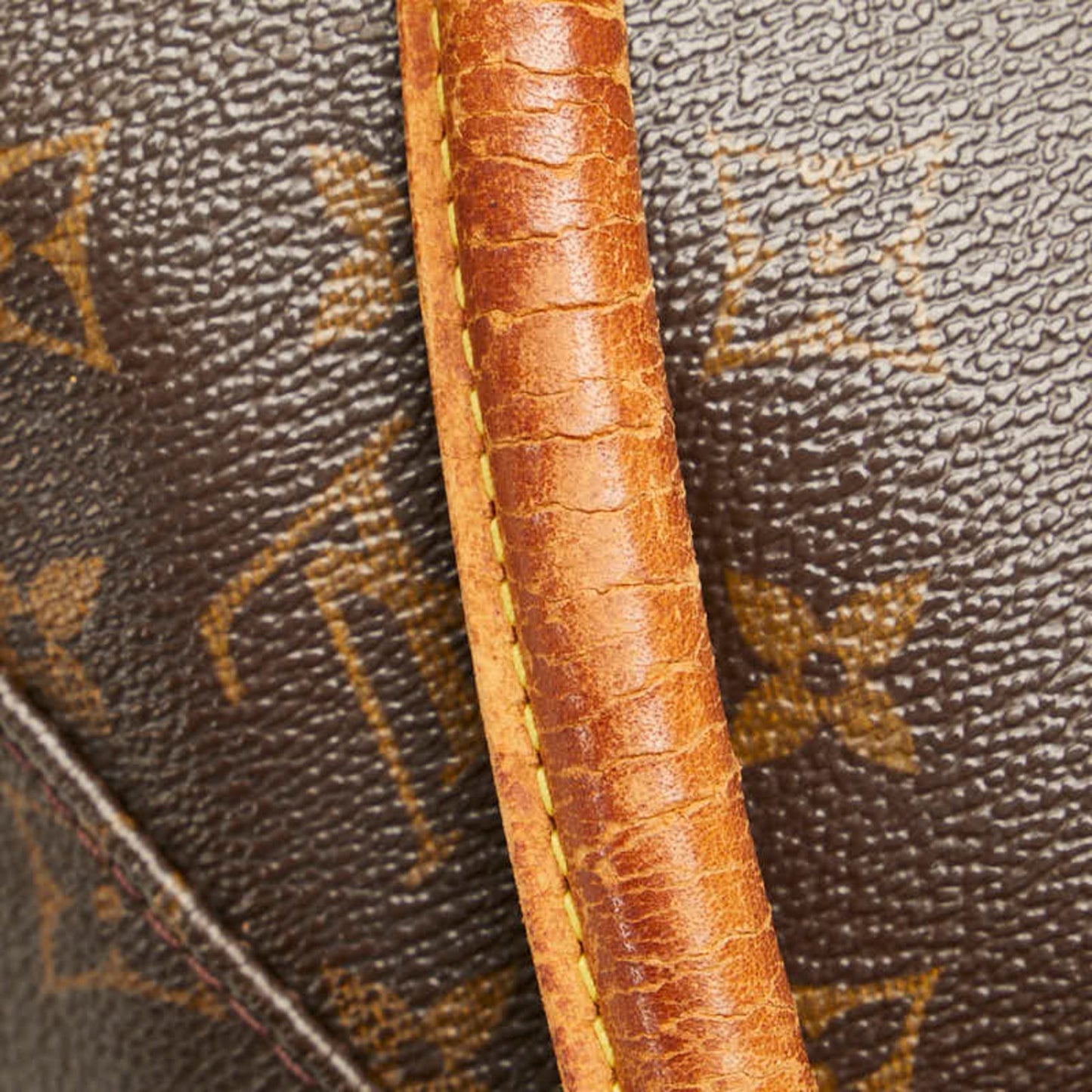 Louis Vuitton Brown Pvc Leather Shoulder Bag