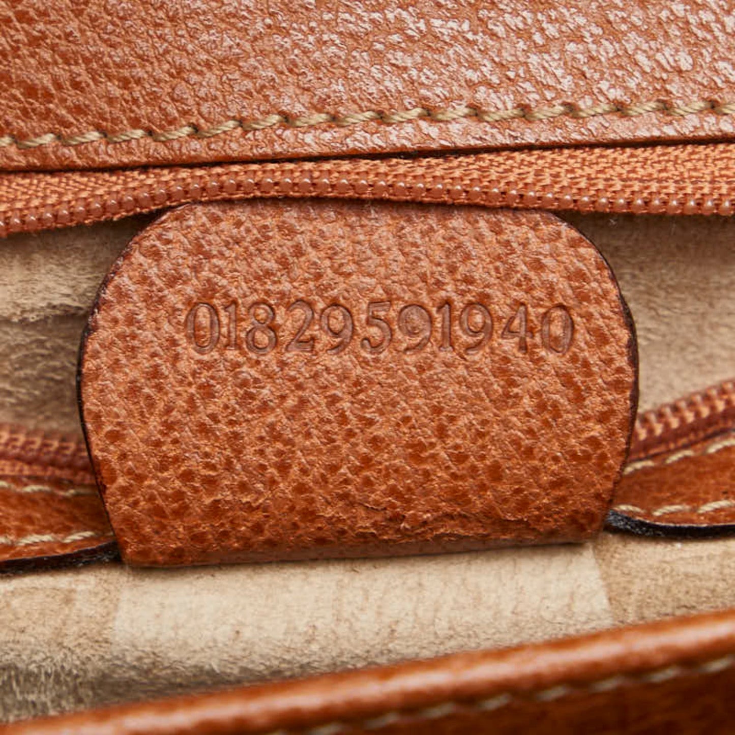 Gucci Brown Leather Clutch Bag