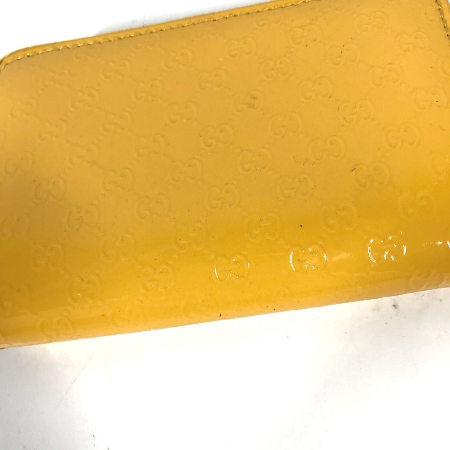 Gucci Yellow Patent Leather Coin Purse/Coin Case