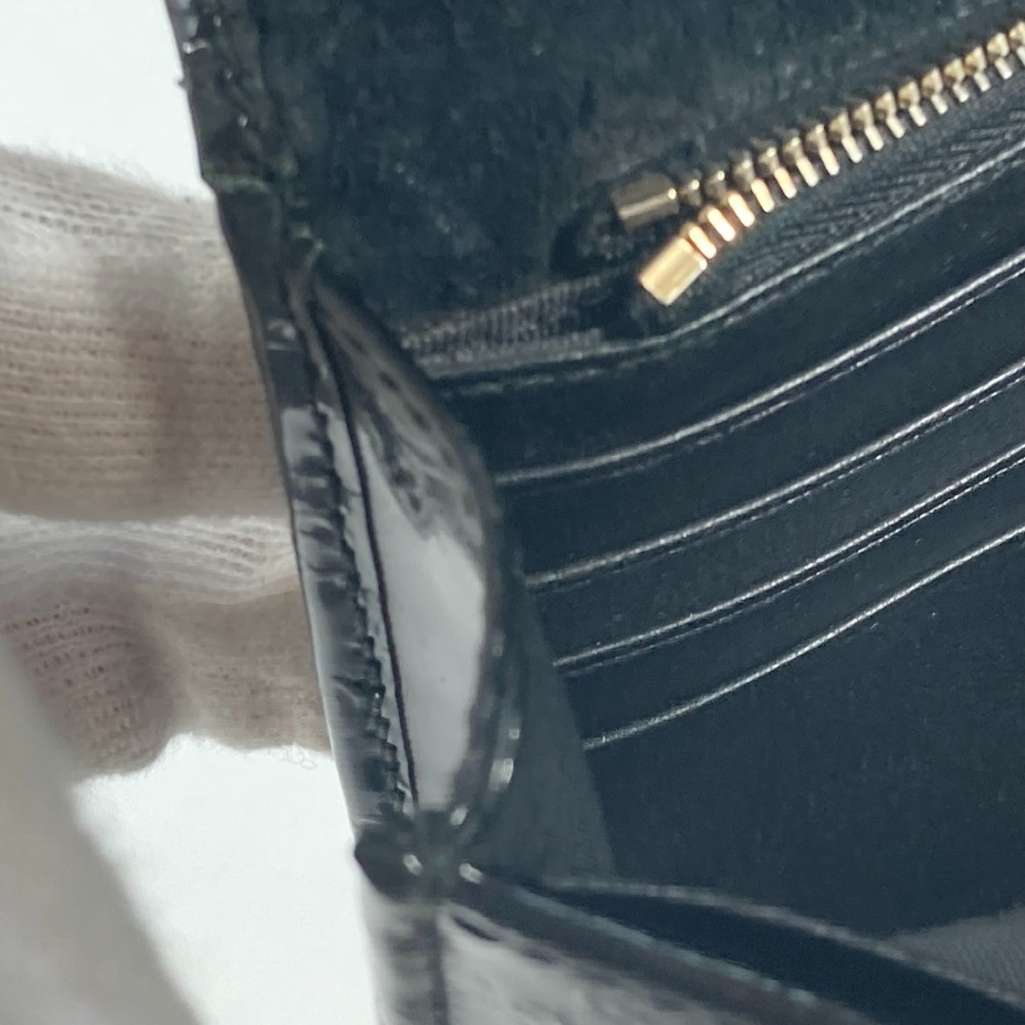Gucci Black Patent Leather Shoulder Bag