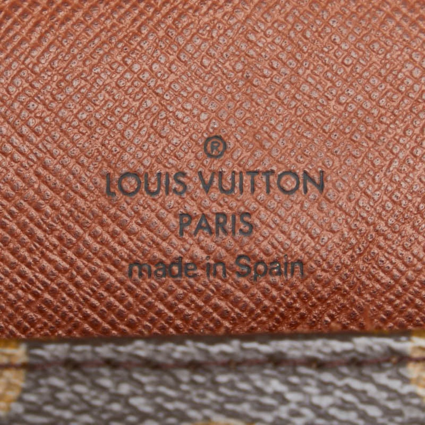 Louis Vuitton Brown Pvc Leather Shoulder Bag