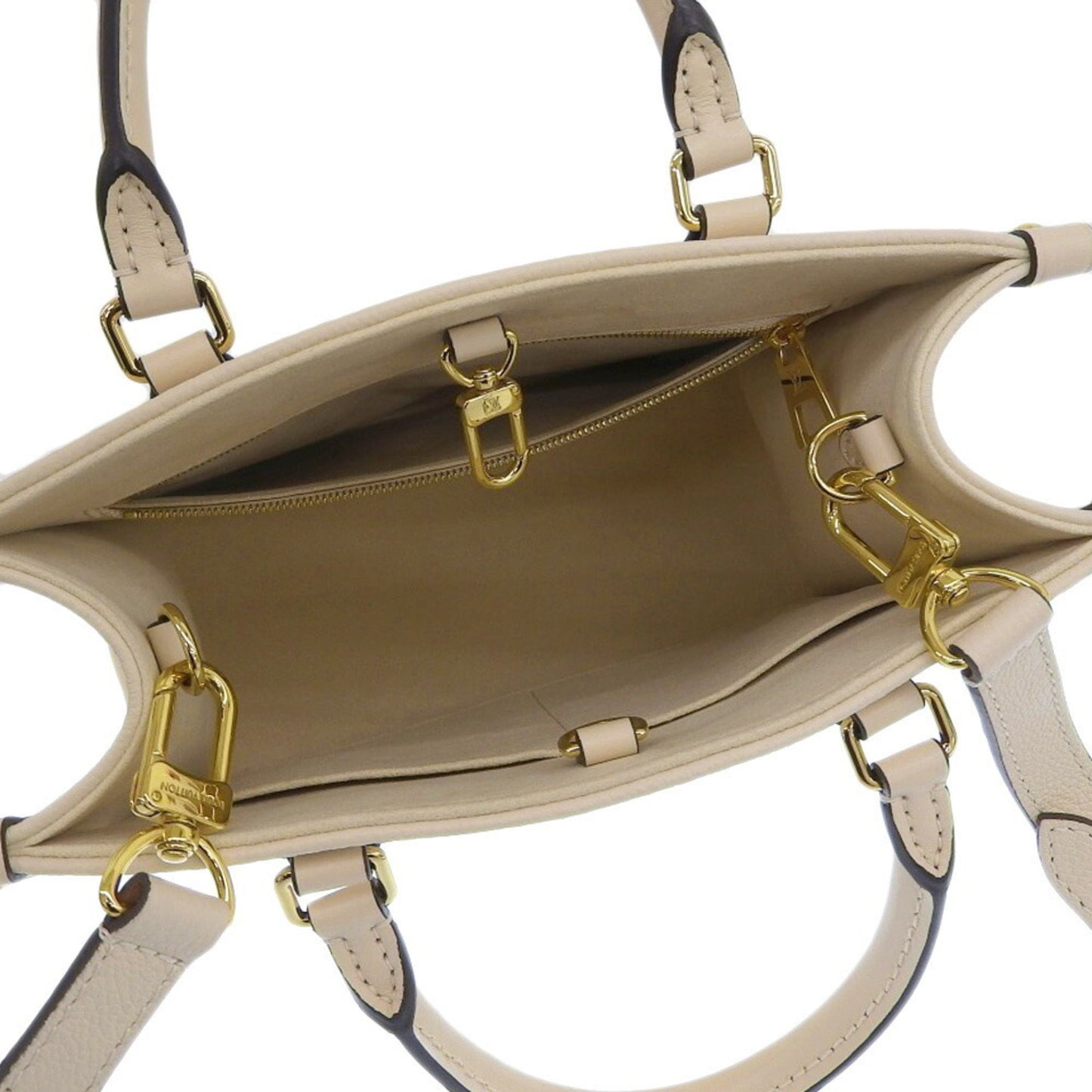 Louis Vuitton Cream Monogram Empreinte Handbag Shoulder Bag