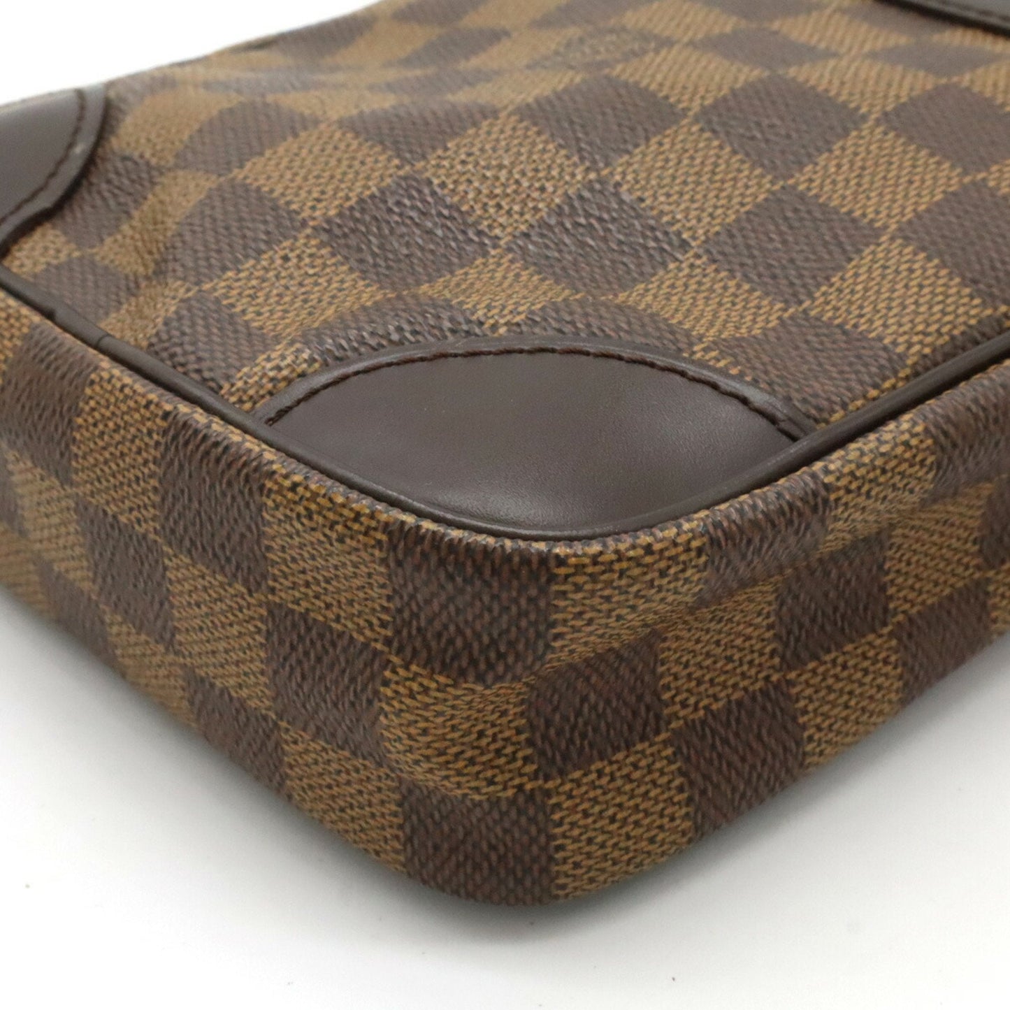 Louis Vuitton Brown Damier Canvas Galle Pvc Shoulder Bag