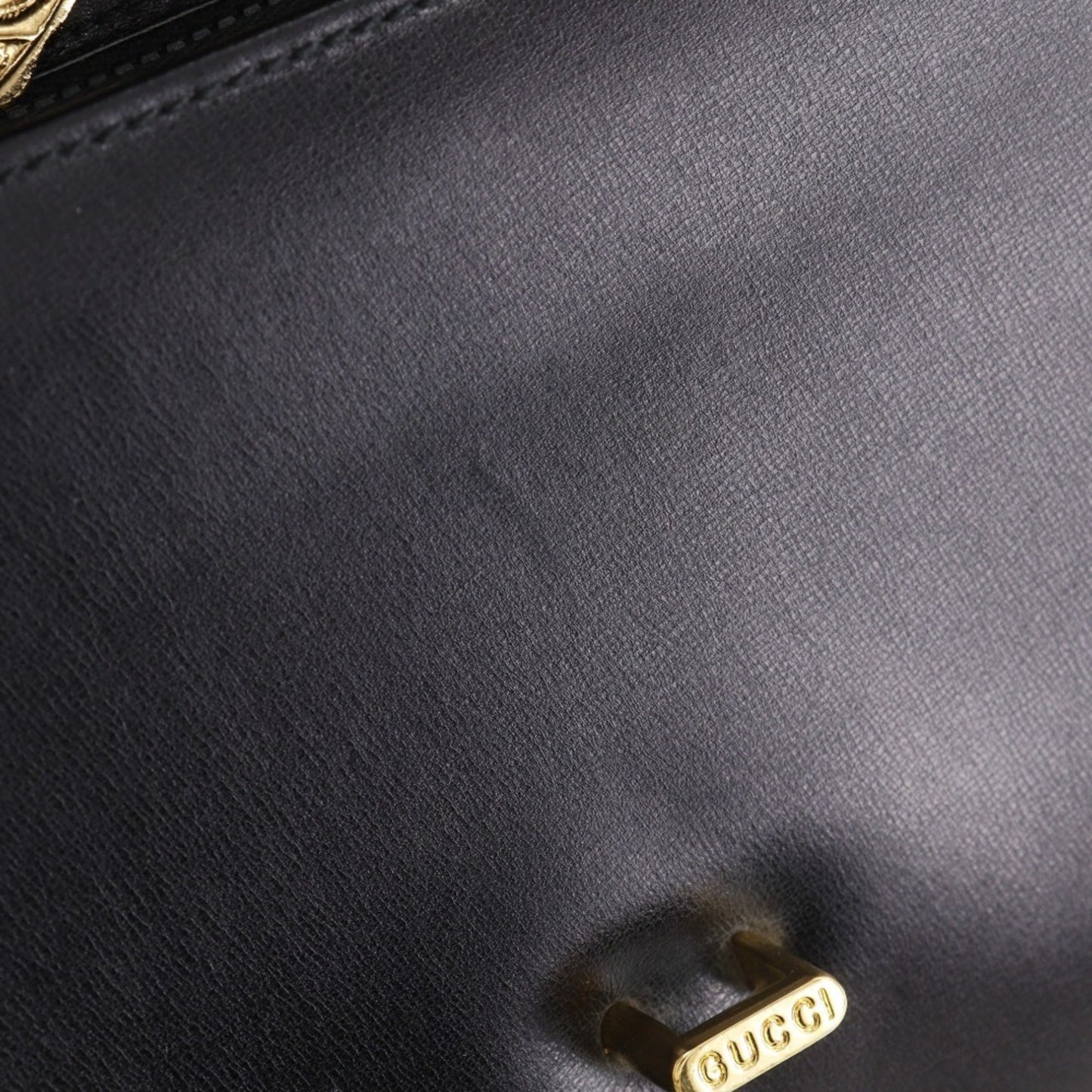 Gucci Black Leather Shoulder Bag