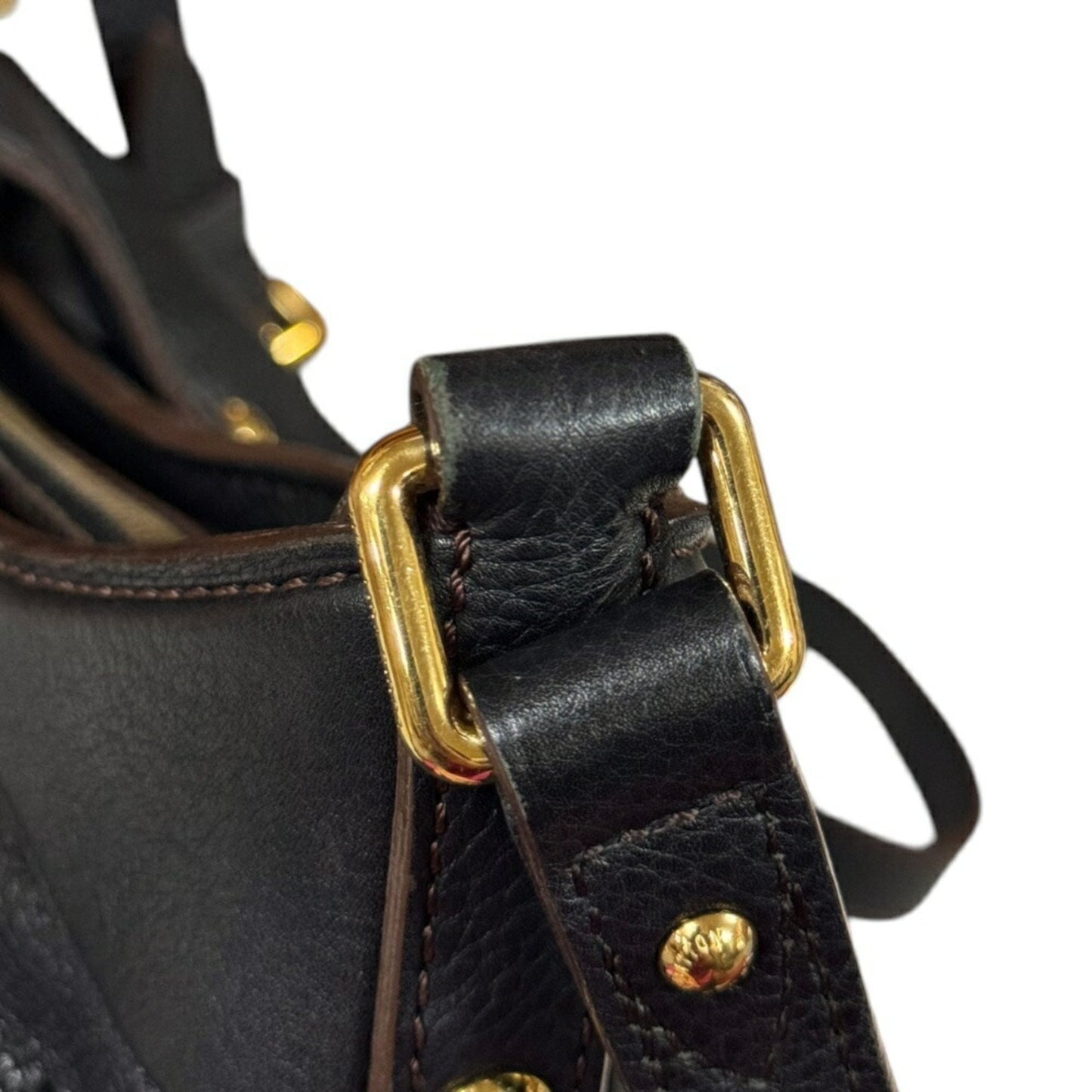Louis Vuitton Mahina Black Noir Mahina Leather Shoulder Bag