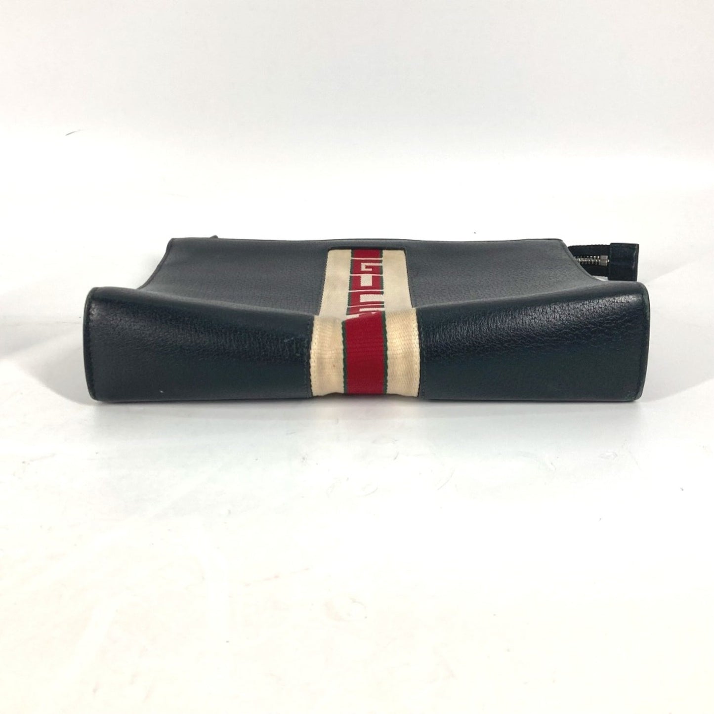 Gucci Black Leather Clutch Bag
