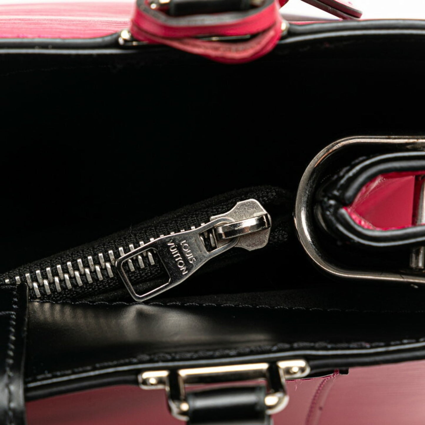 Louis Vuitton Hot Pink Leather Handbag Shoulder Bag