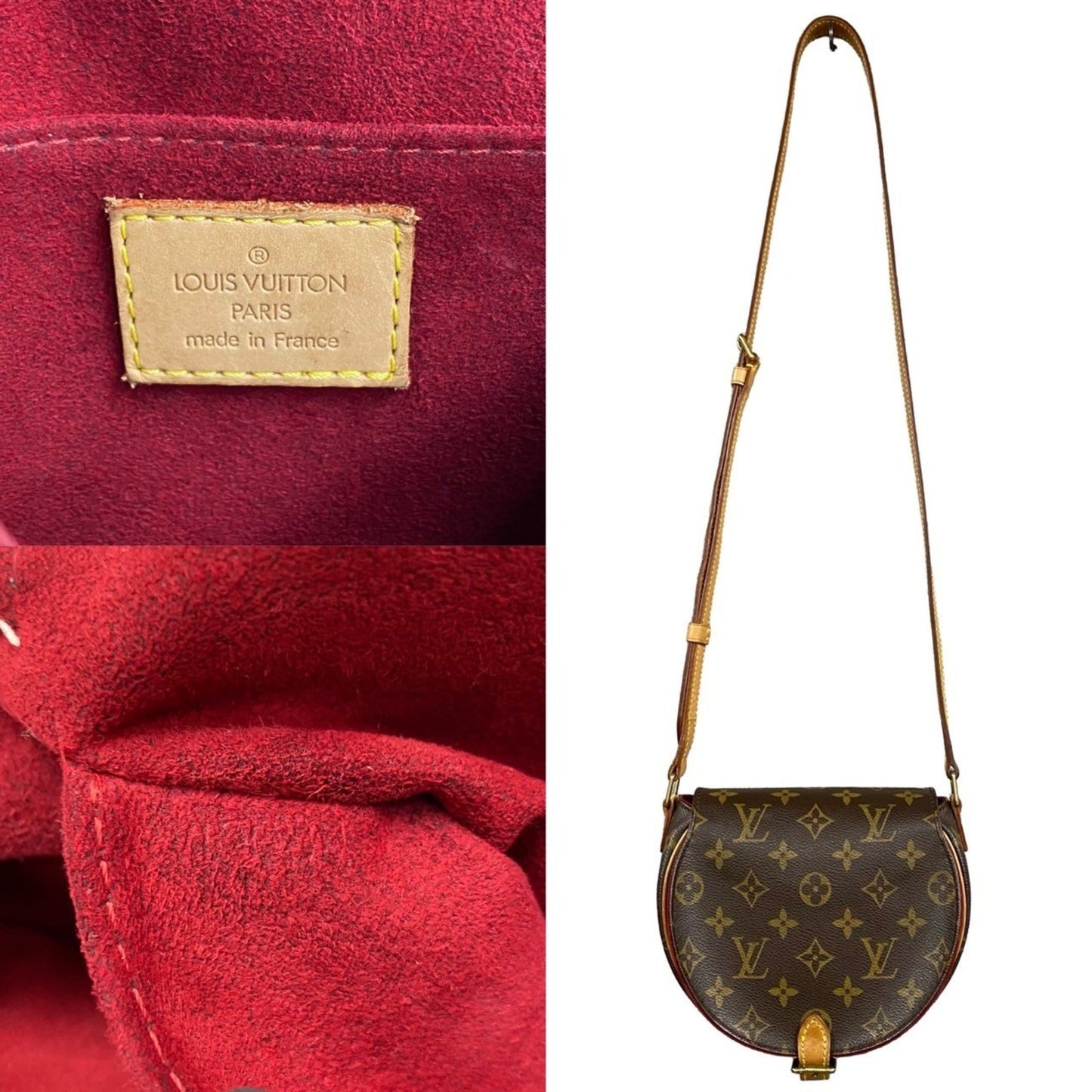 Louis Vuitton Brown Leather Pvc Pochette Shoulder Bag