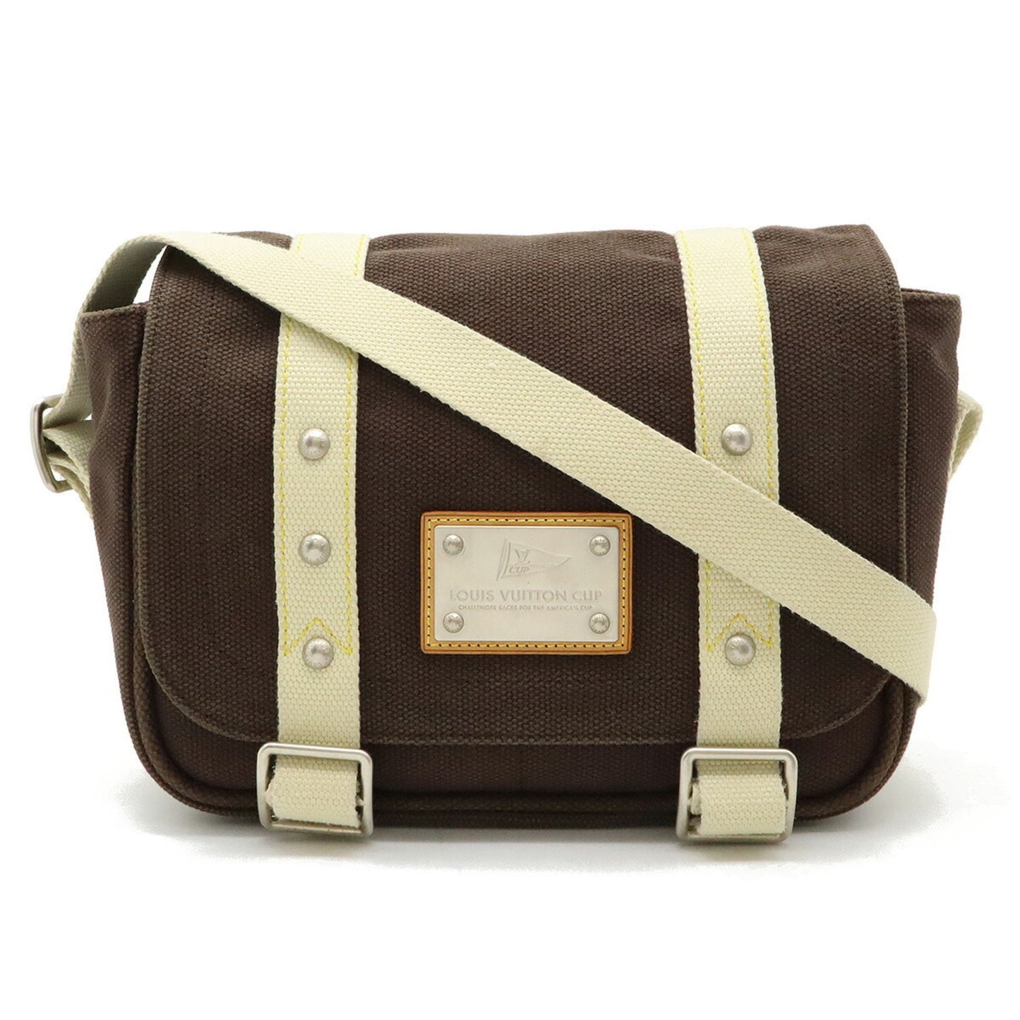 Louis Vuitton Moka Canvas Shoulder Bag