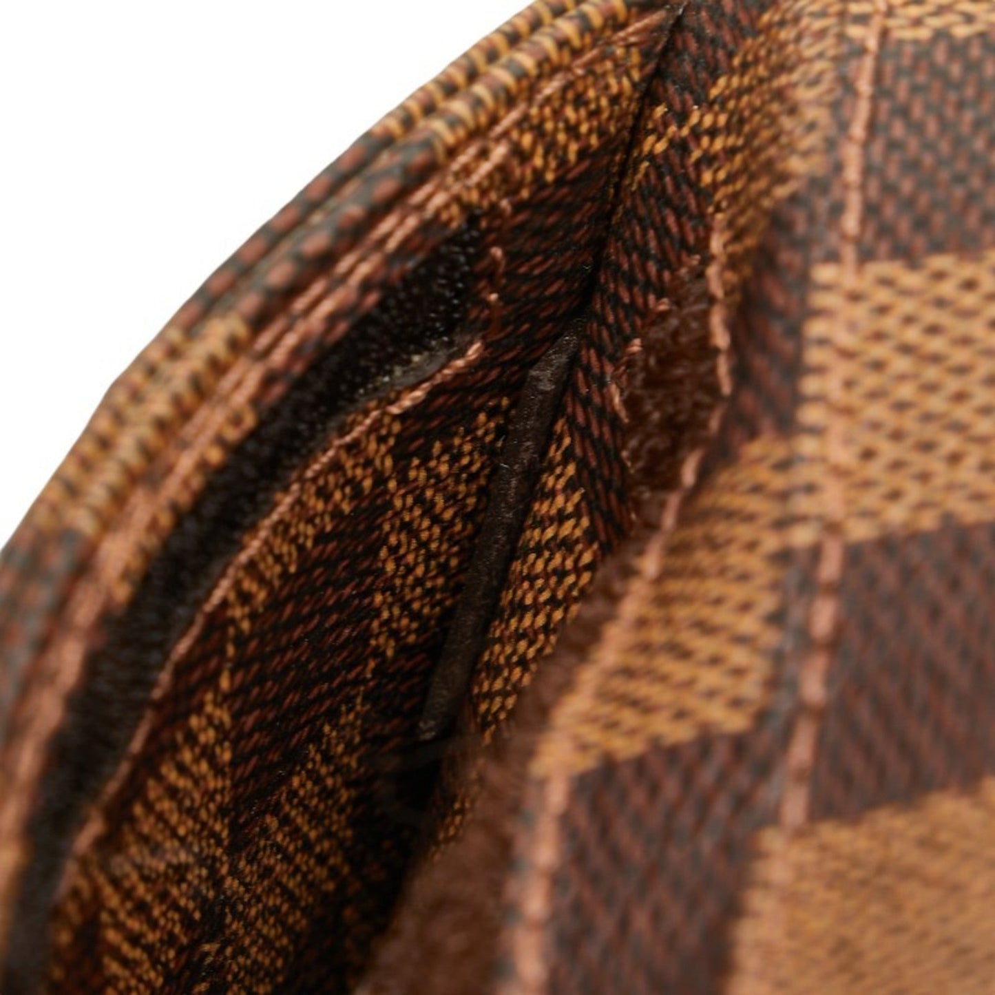 Louis Vuitton Brown Pvc Leather Shoulder Bag Sling Bag