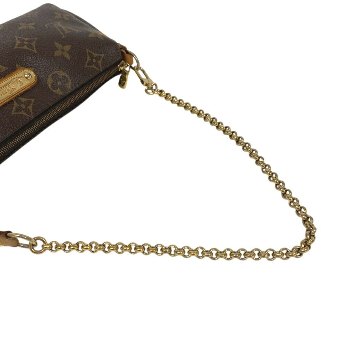Louis Vuitton Brown Leather Shoulder Bag