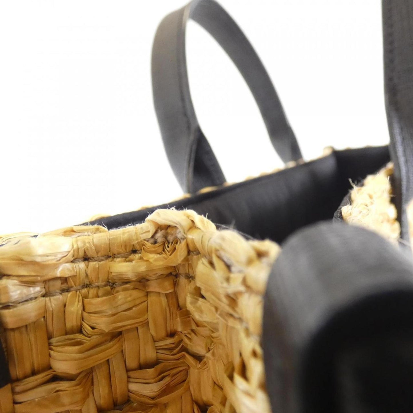 Gucci Black Fabric Canvas Handbag