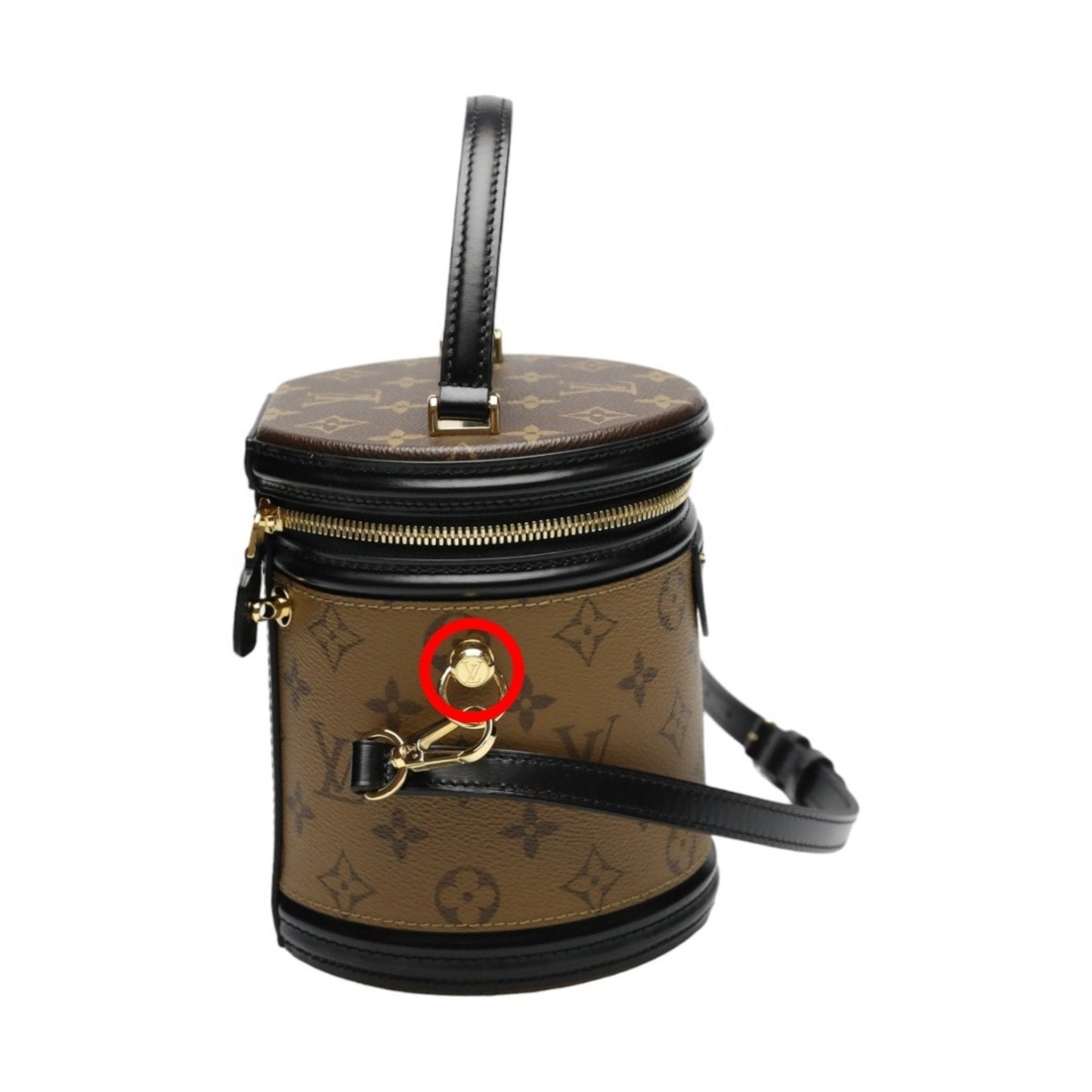 Louis Vuitton Brown Monogram Canvas Shoulder Bag