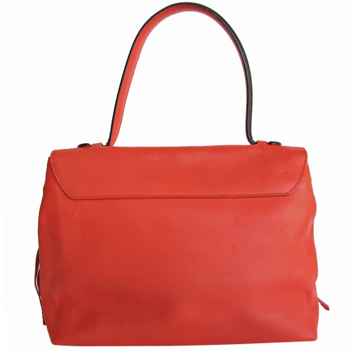 Louis Vuitton Orange Red Leather Shoulder Bag