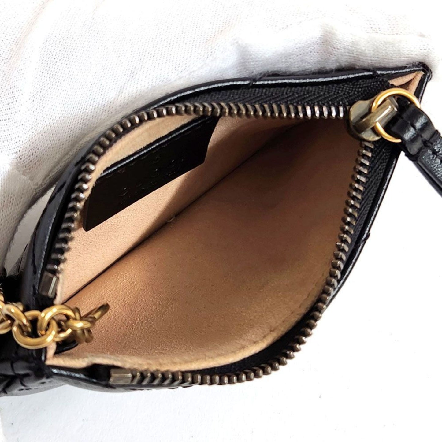 Gucci Black Leather Coin Purse/Coin Case