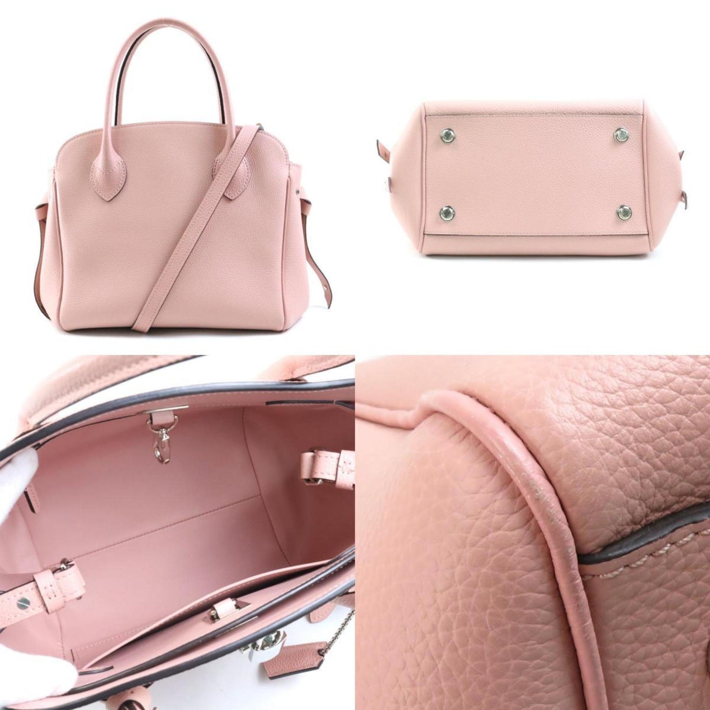 Louis Vuitton Rose Poudre Leather Handbag Shoulder Bag