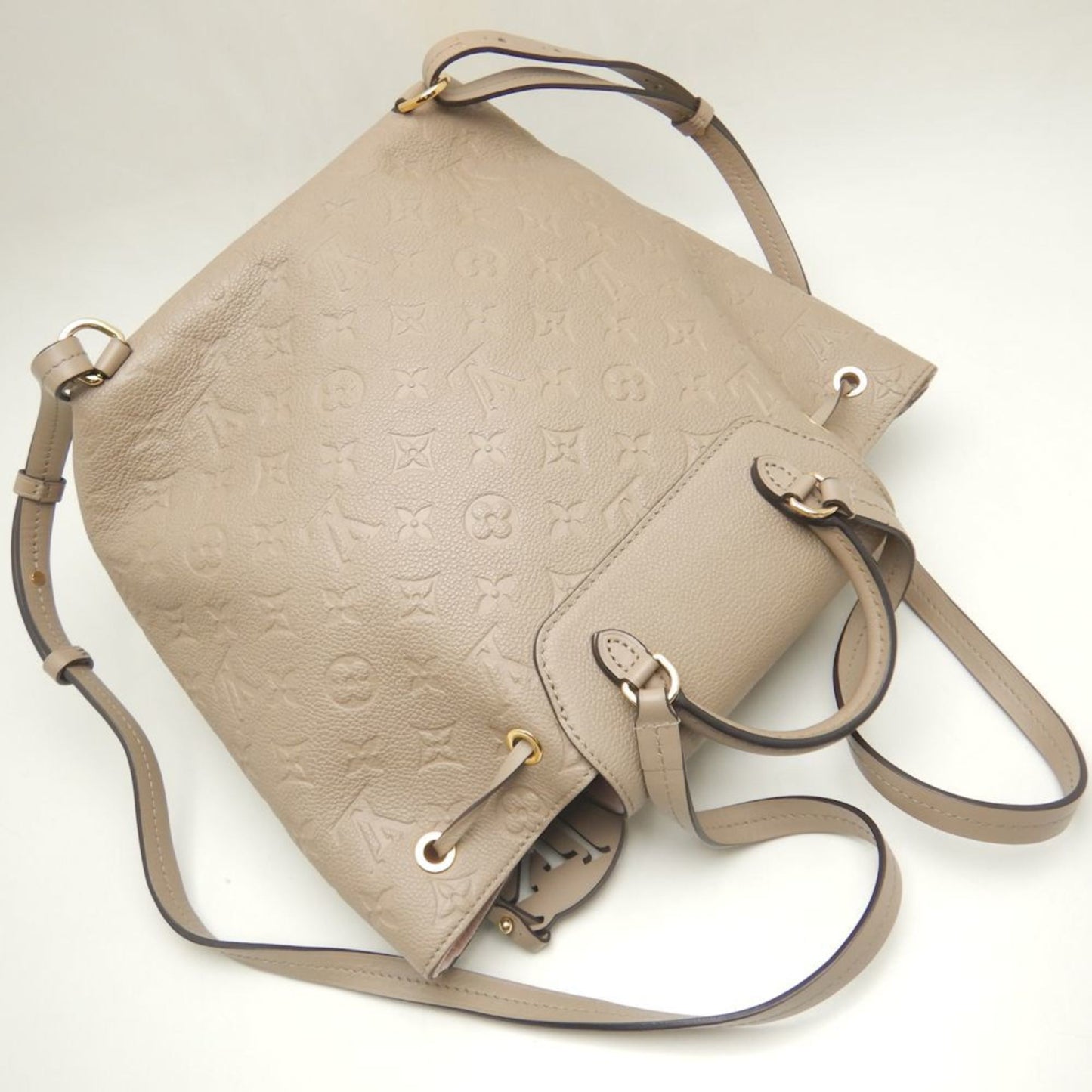 Louis Vuitton Tourterelle Leather Backpack