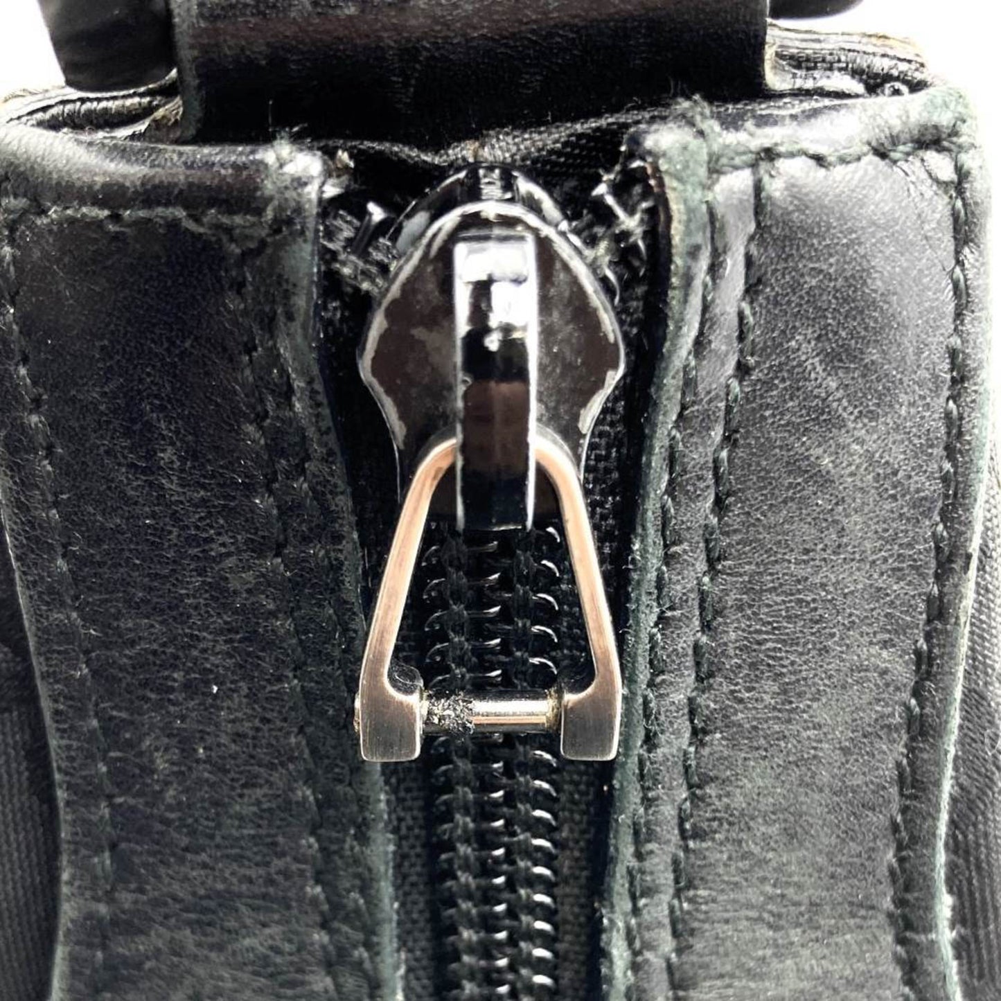 Gucci Bamboo Black Nylon Shoulder Bag