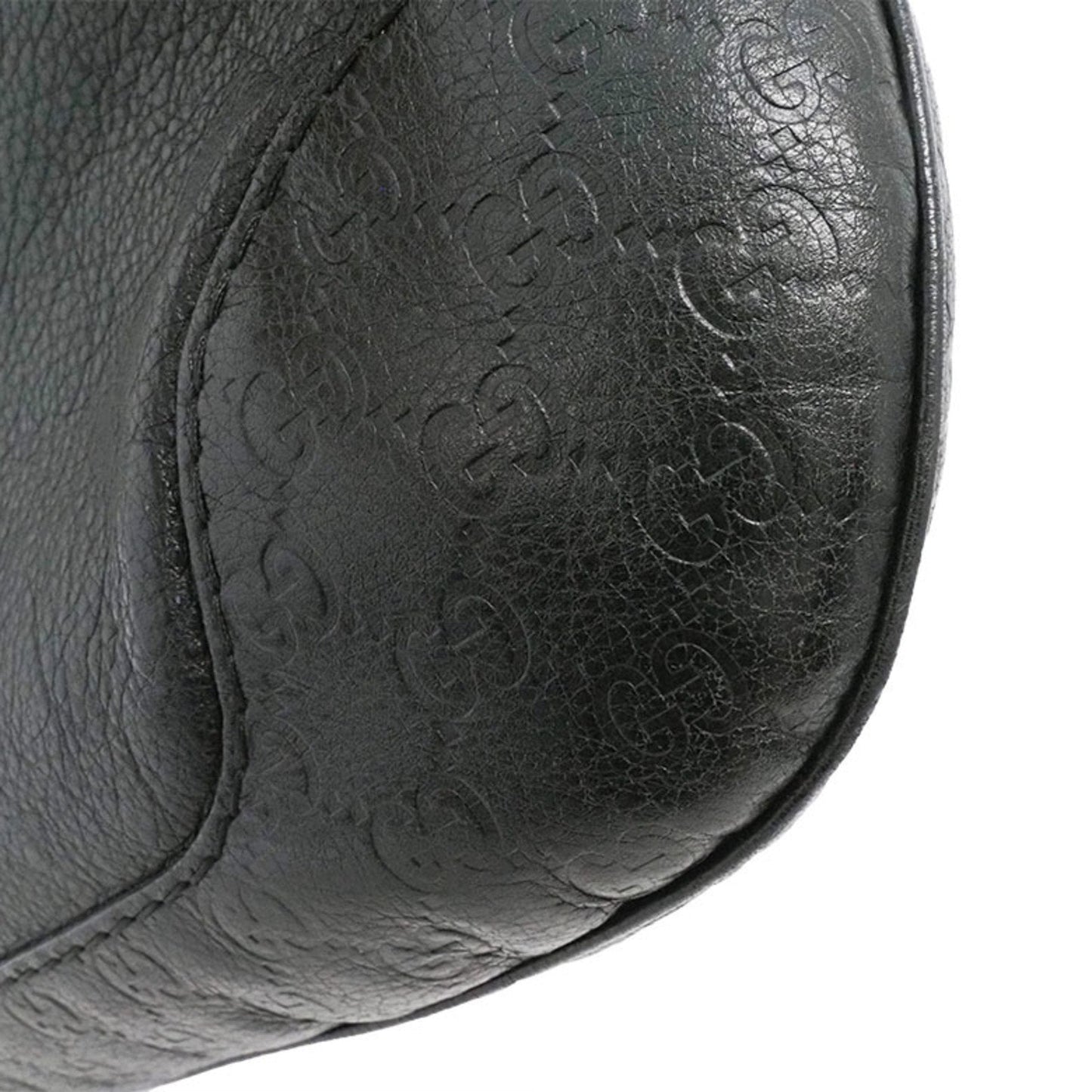 Gucci Black Leather Shoulder Bag