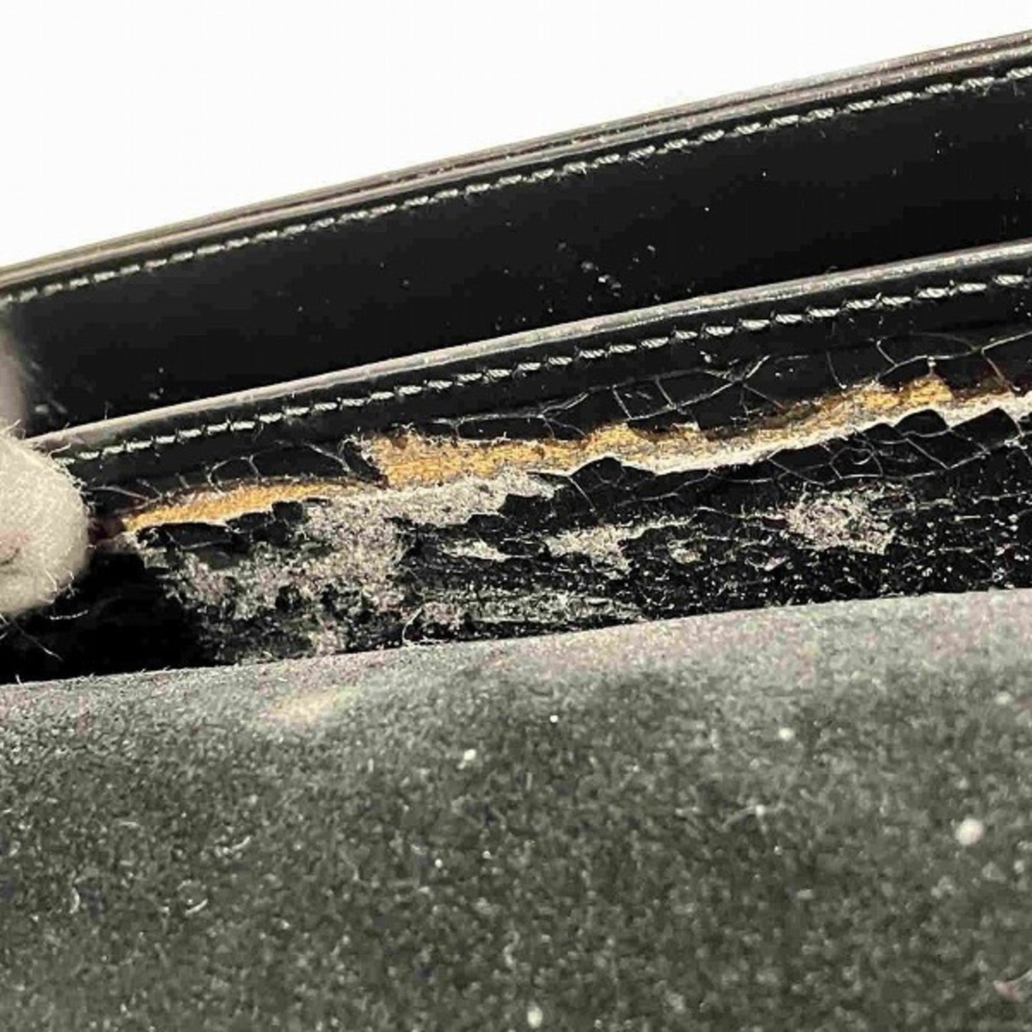 Gucci Black Patent Leather Handbag Shoulder Bag