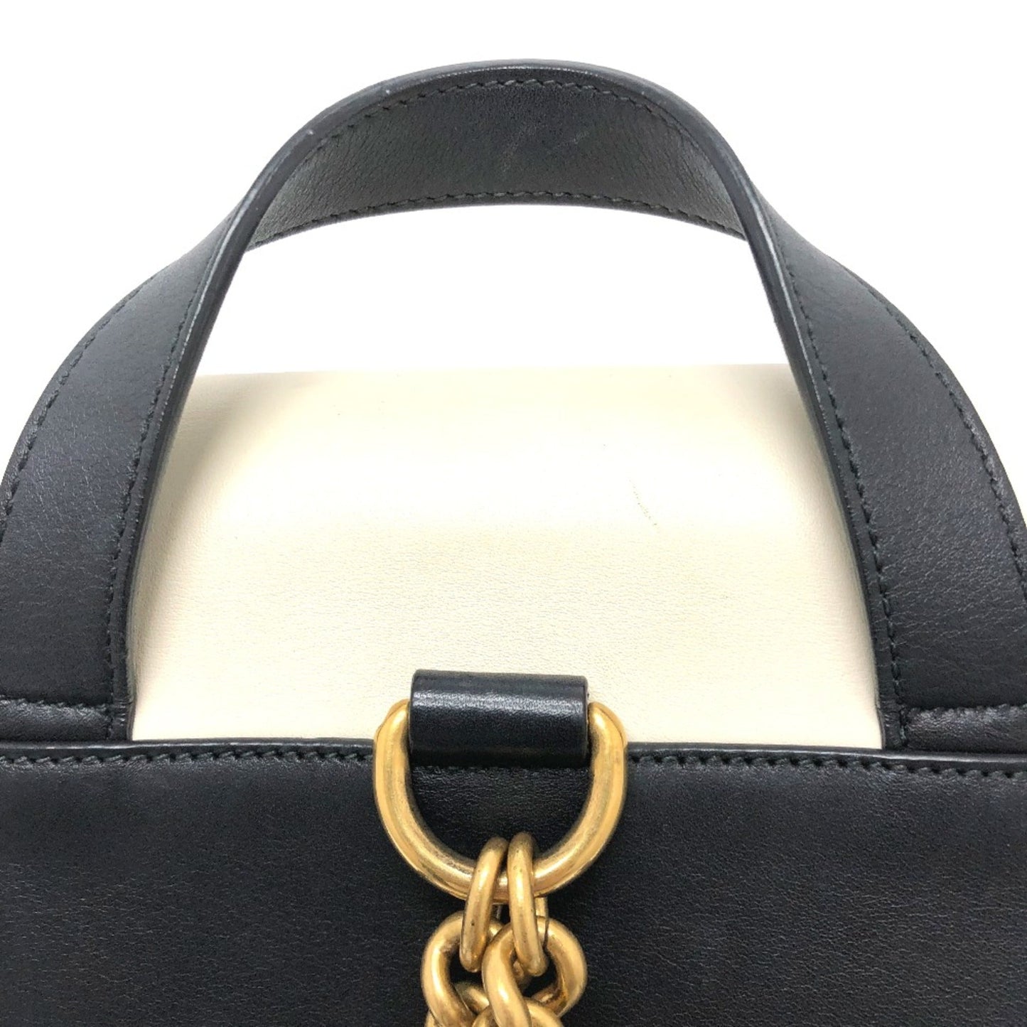 Gucci Black Leather Backpack