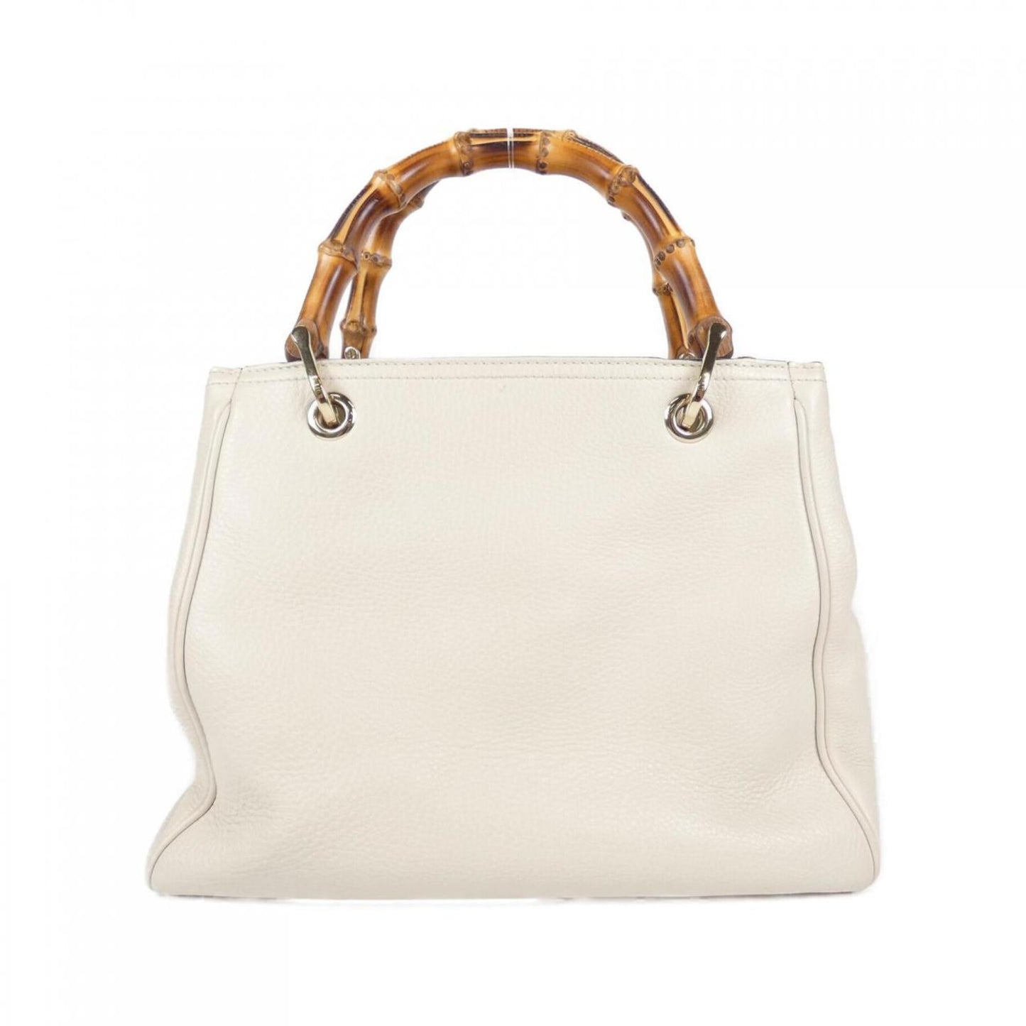 Gucci Off-White Leather Handbag