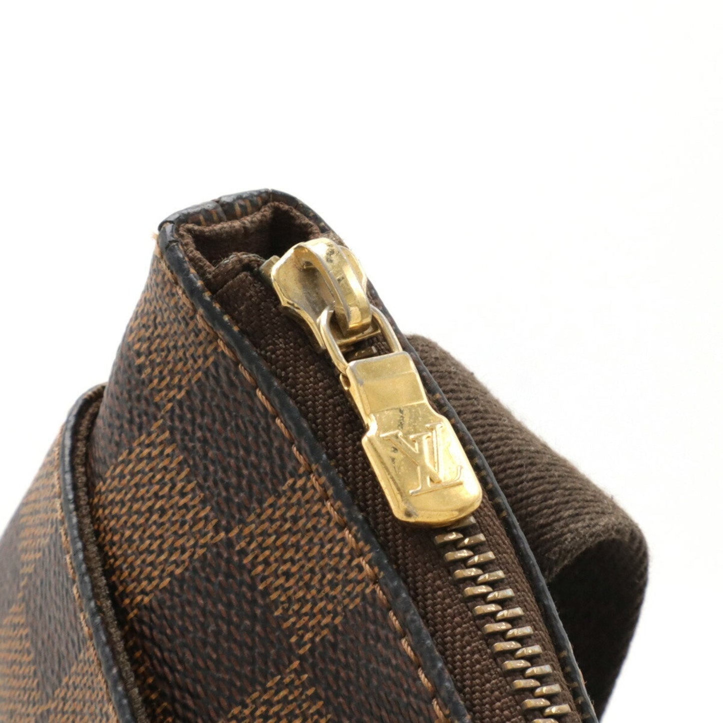 Louis Vuitton Brown Pvc Pochette Shoulder Bag