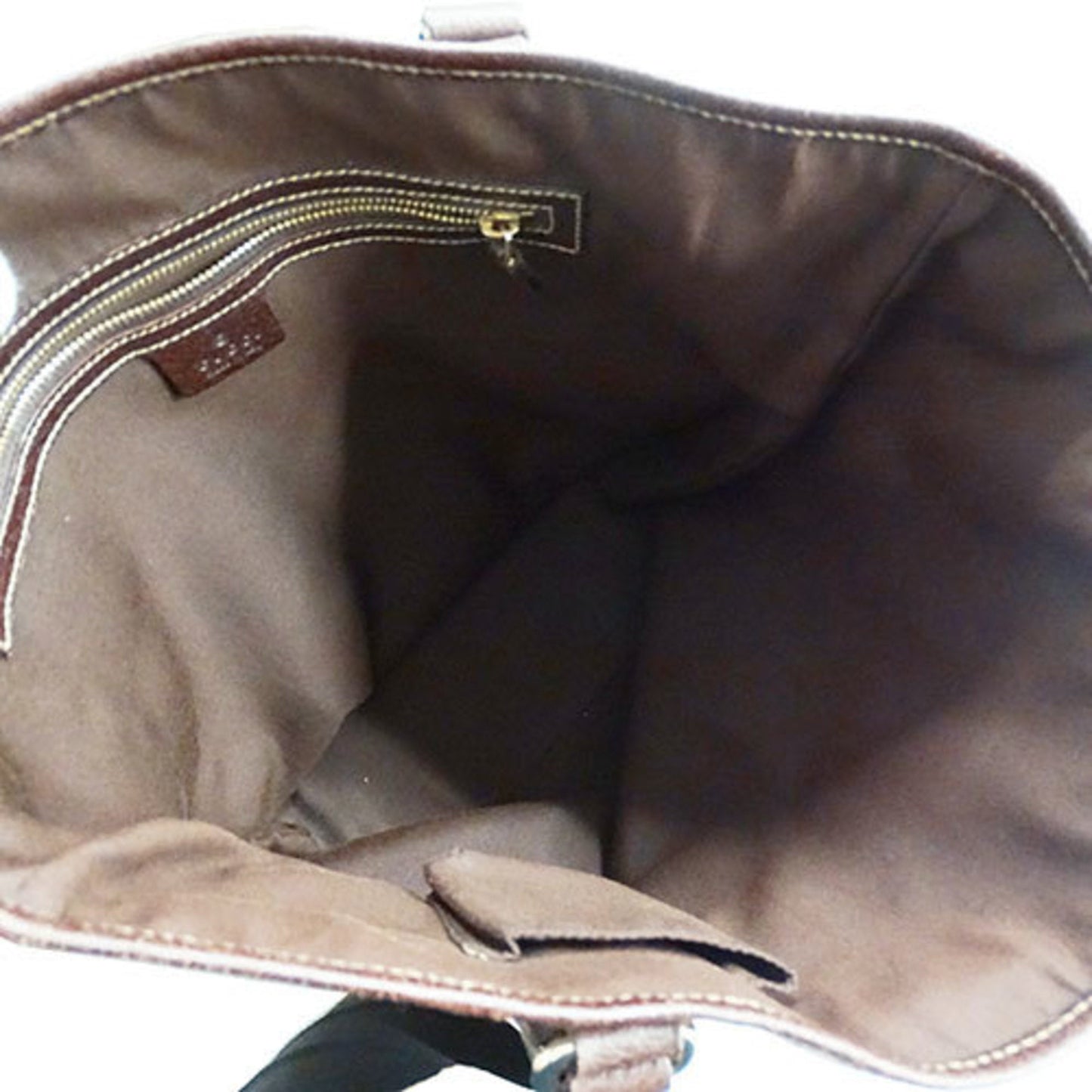 Gucci Brown Gg Gg Canvas Tote Bag