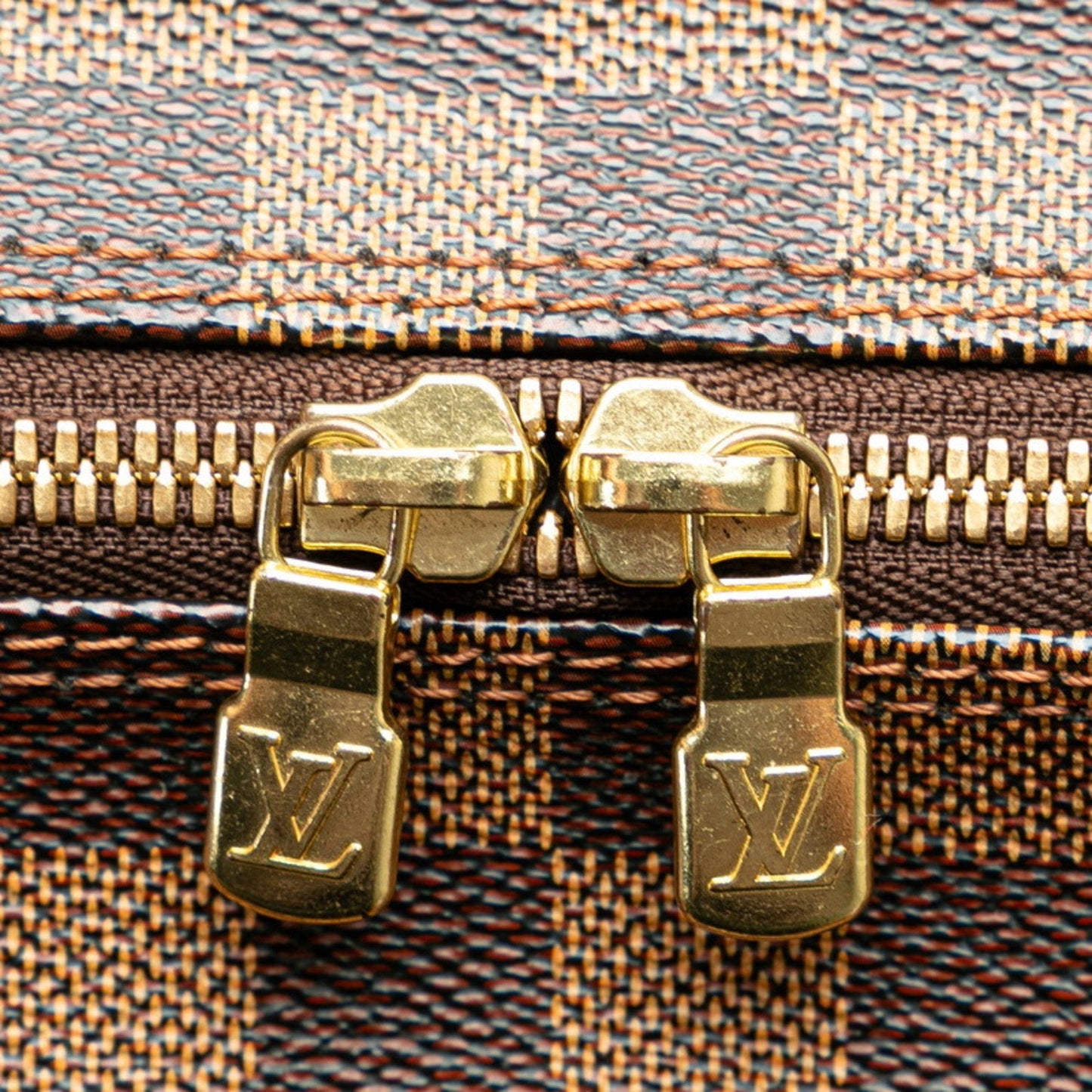 Louis Vuitton Brown Pvc Leather Shoulder Bag