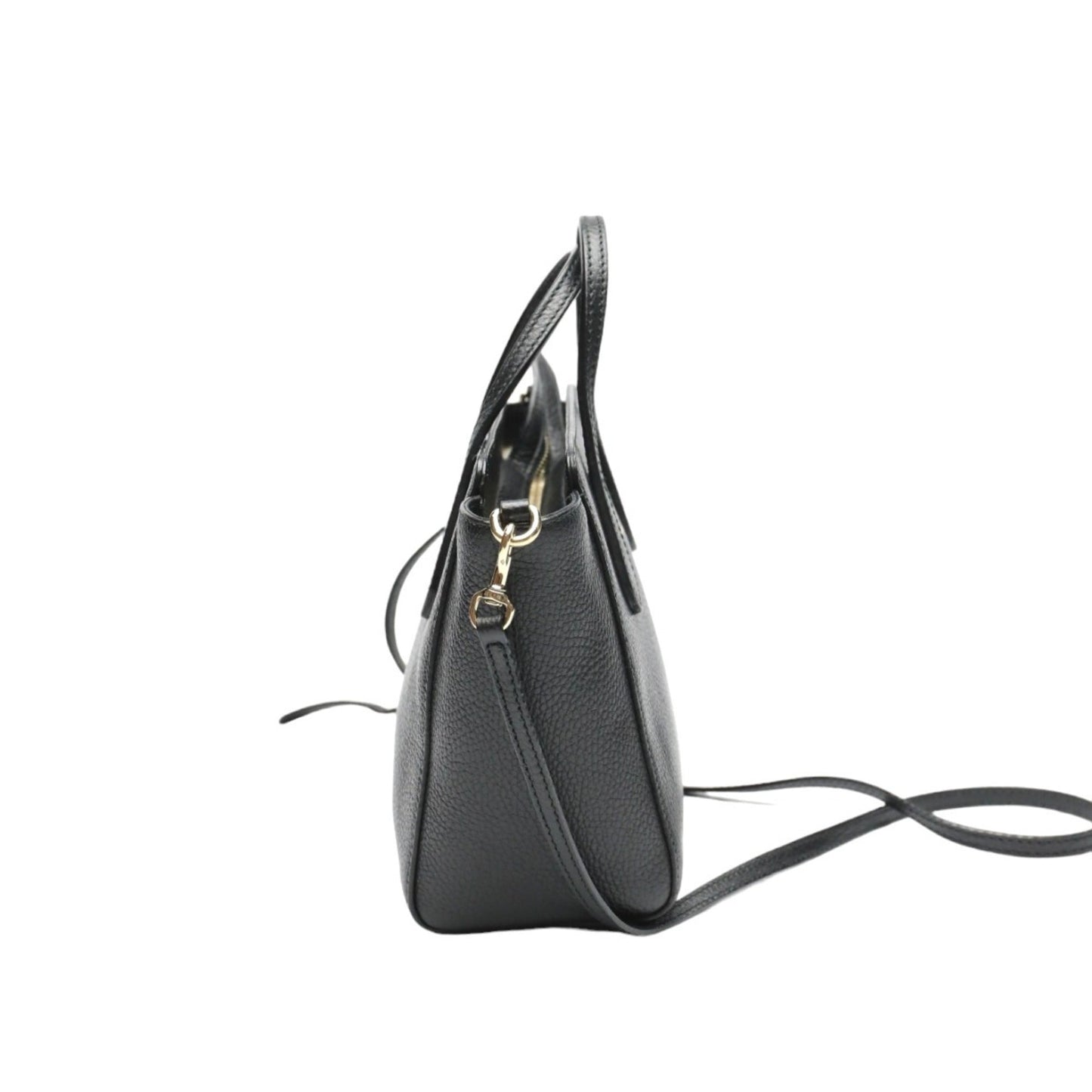 Gucci Black Leather Tote Bag