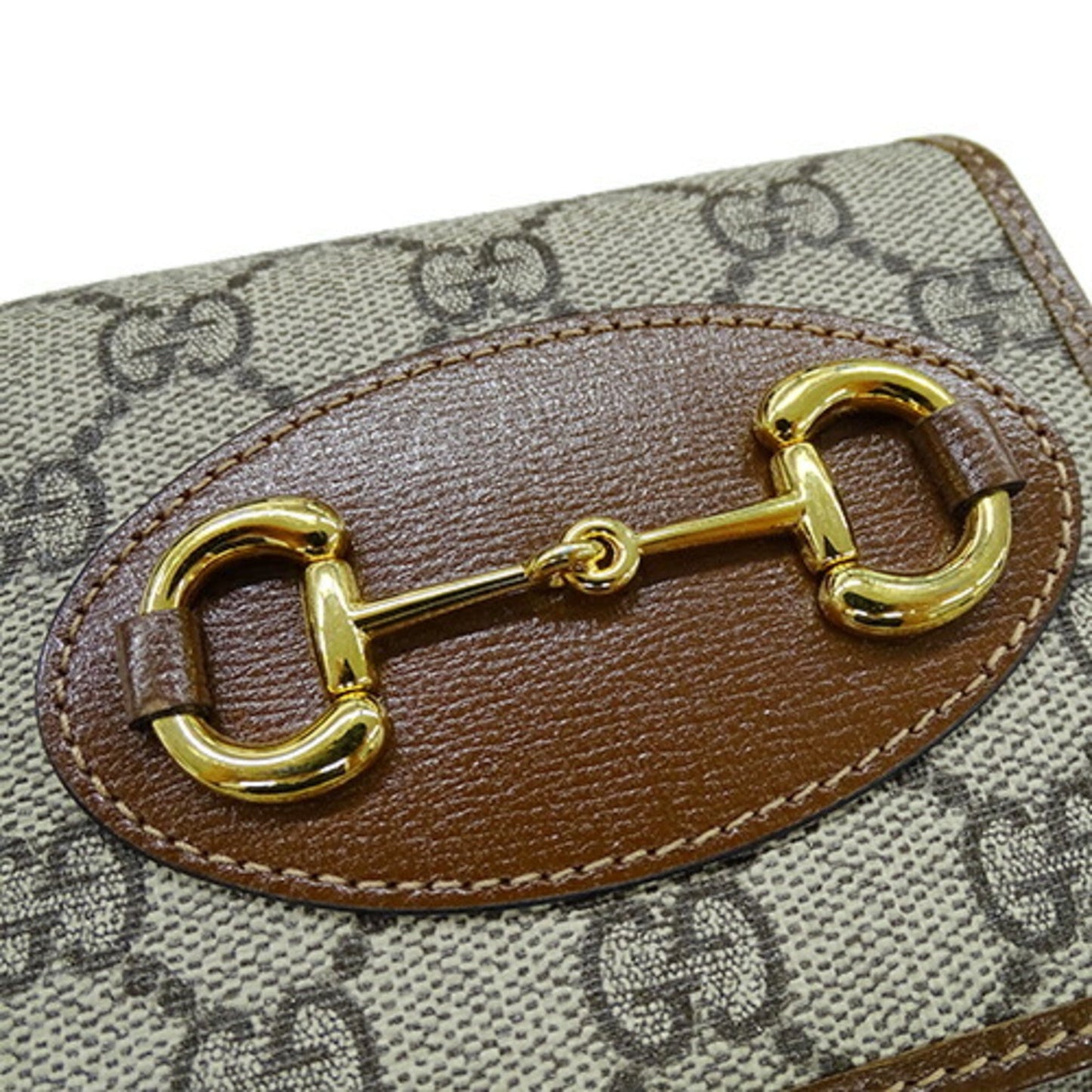 Gucci Brown Gg Supreme Wallet (Bi-Fold)