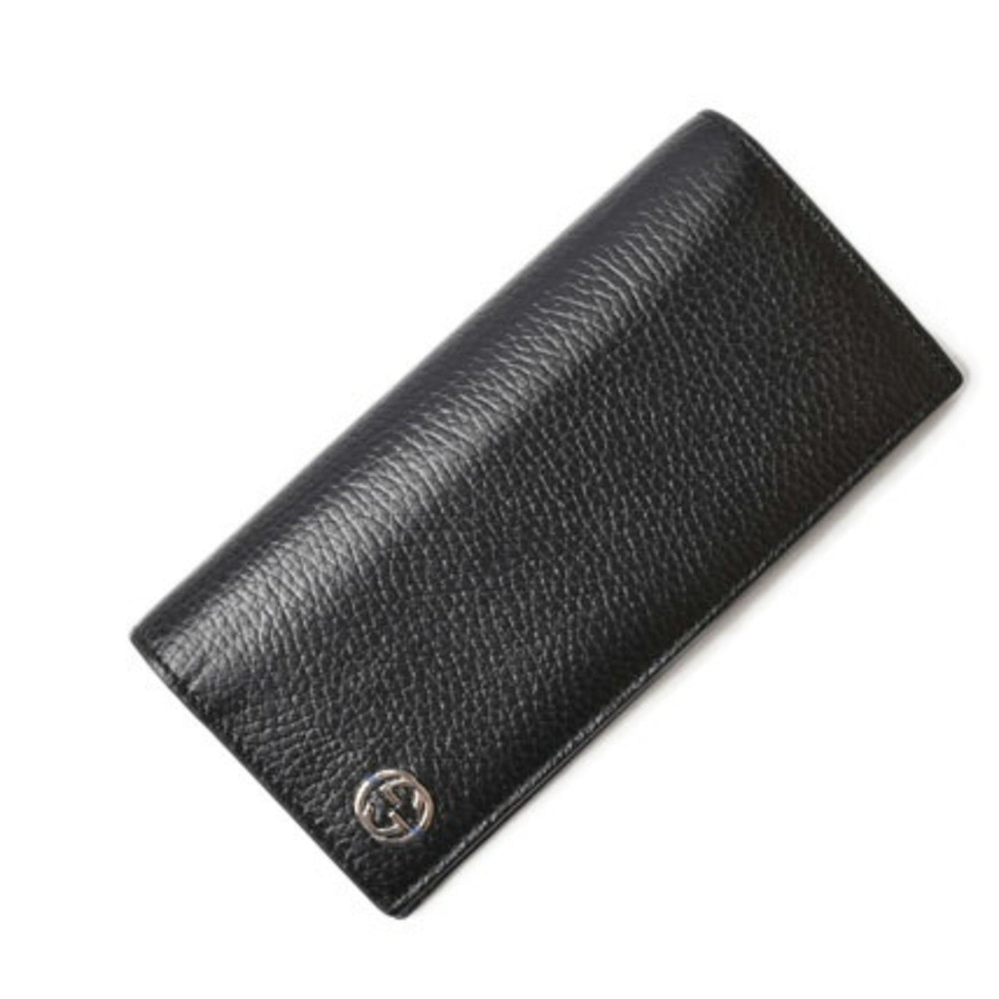 Gucci Black Blue Leather Coin Purse/Coin Case