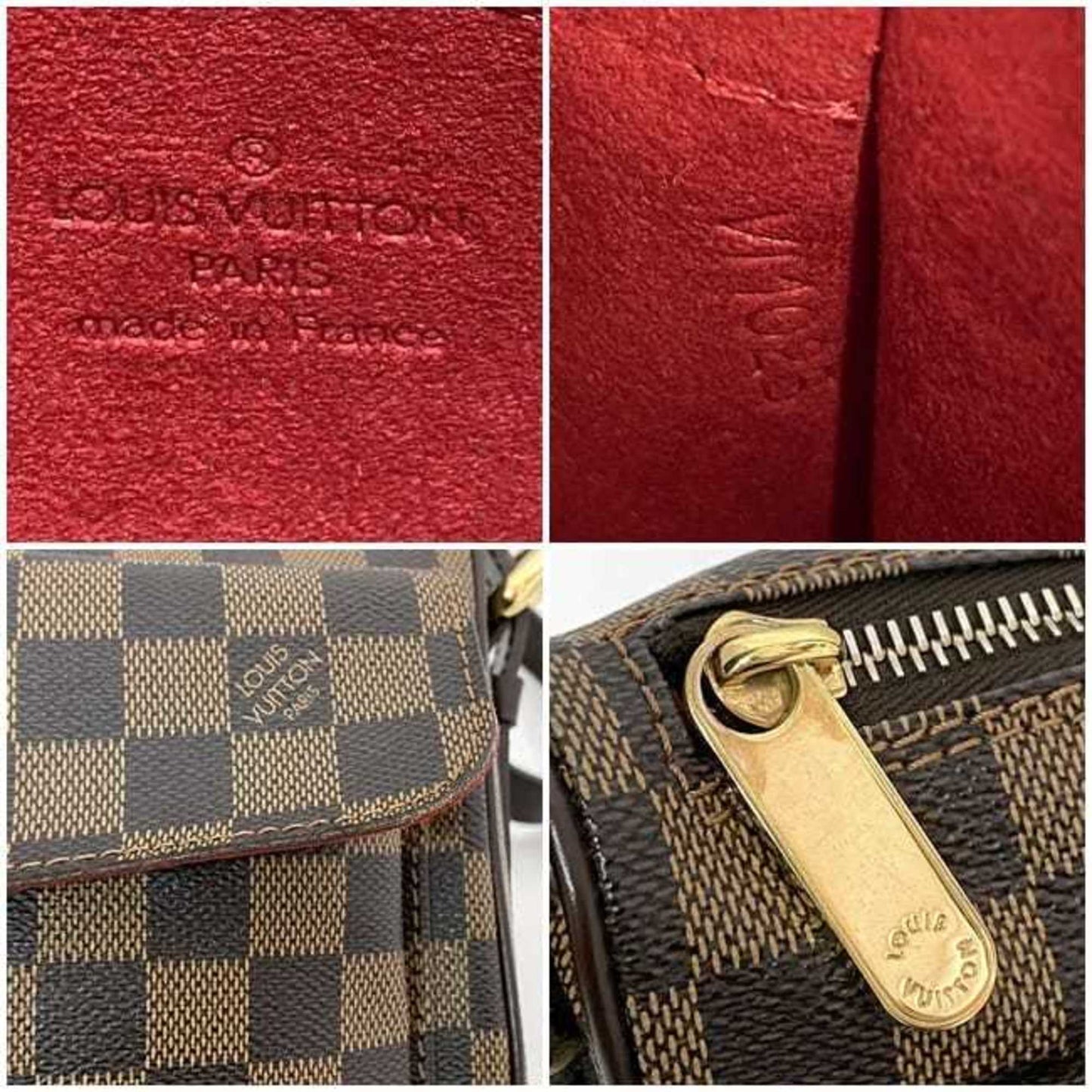 Louis Vuitton Damier Brown Damier Canvas Ebene Galle Damier Canvas Shoulder Bag