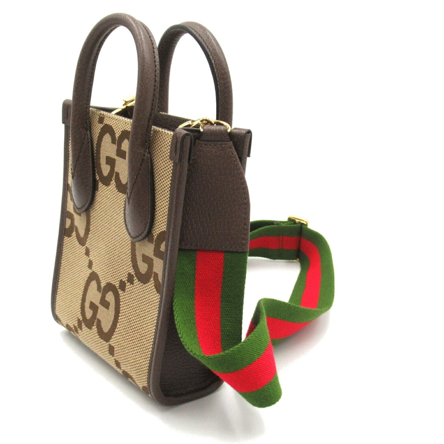 Gucci Brown Gg Canvas Shoulder Bag Tote Bag