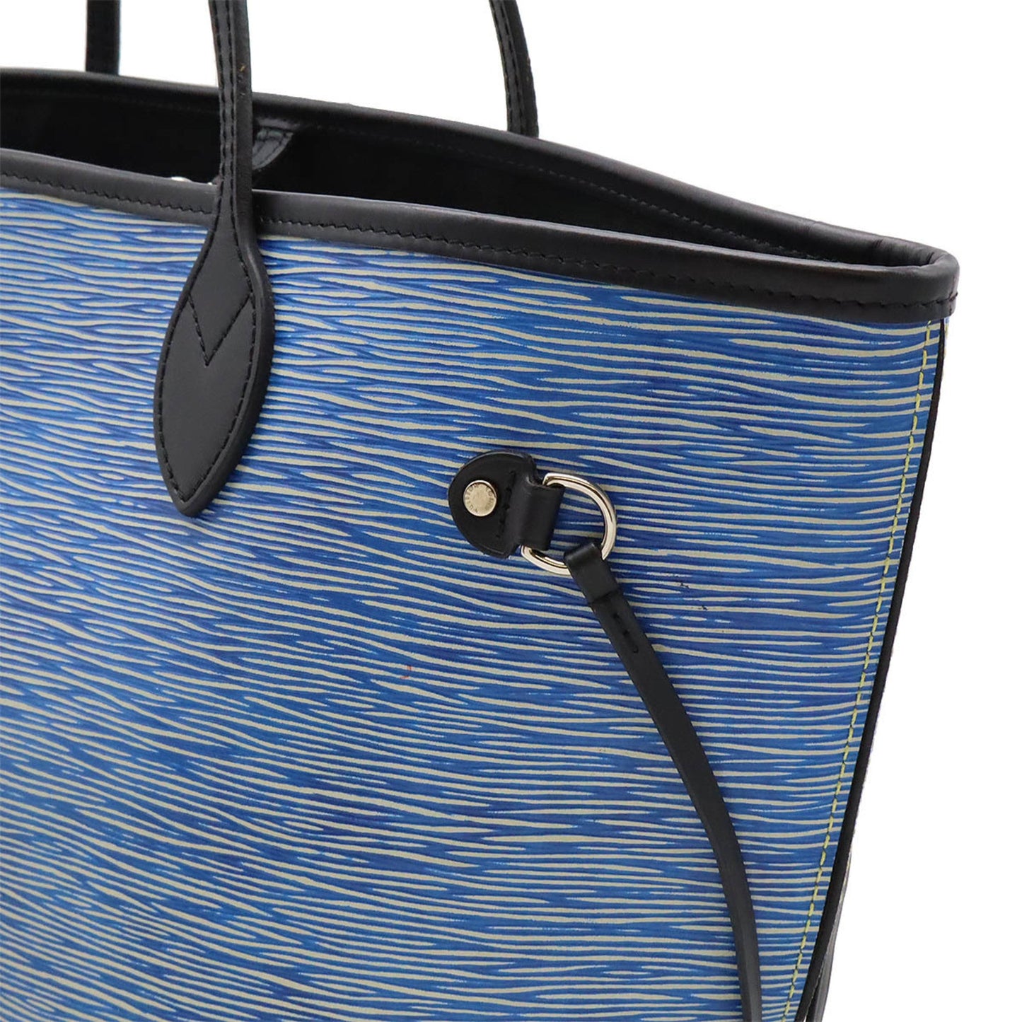 Louis Vuitton Blue Epi Leather Shoulder Bag Tote Bag