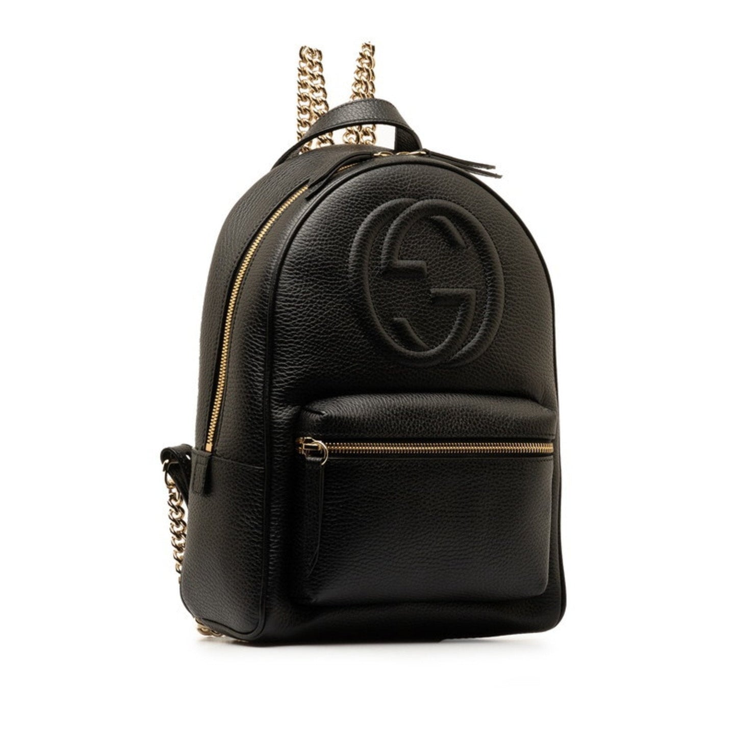 Gucci Soho Black Leather Backpack