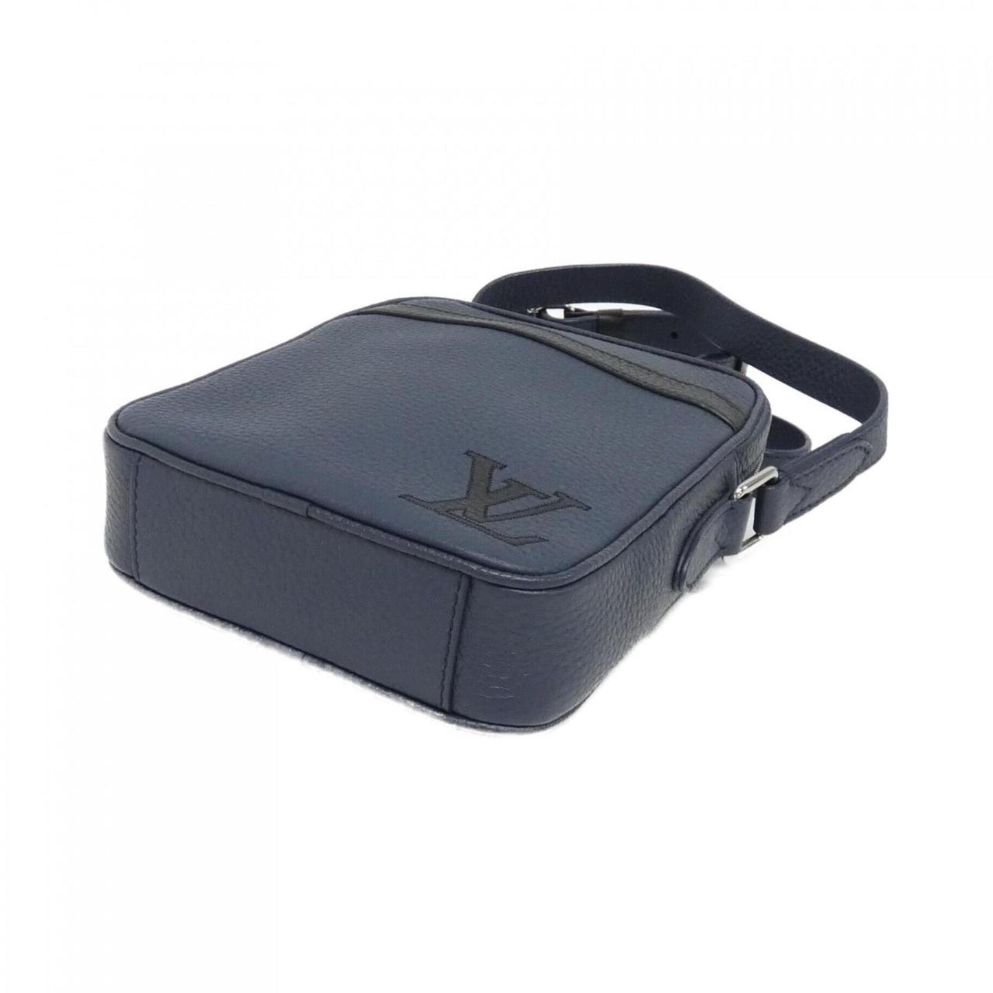 Louis Vuitton Navy Leather Shoulder Bag