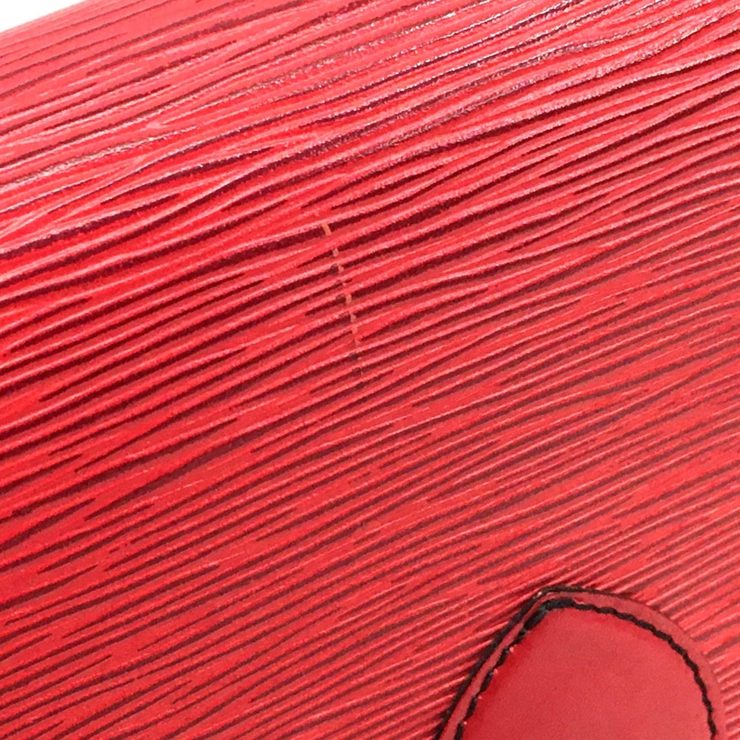 Louis Vuitton Red Leather Shoulder Bag