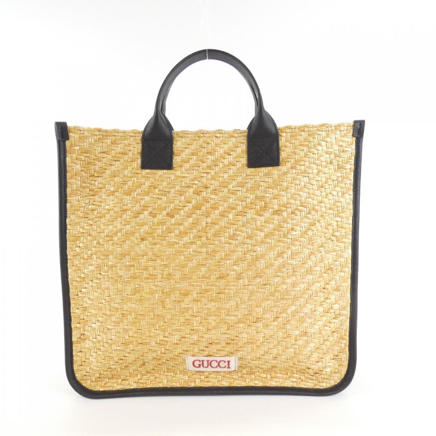 Gucci Black Fabric Canvas Handbag