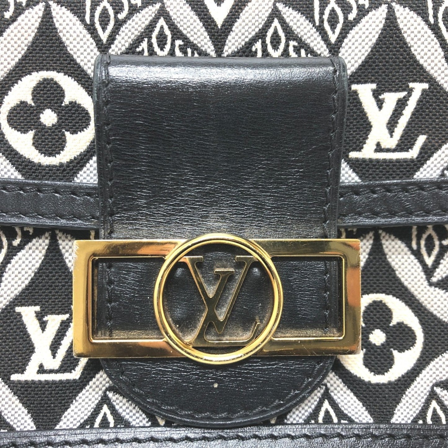 Louis Vuitton Navy Cloth Shoulder Bag