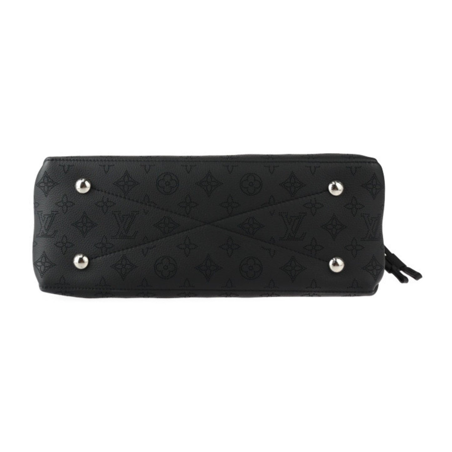 Louis Vuitton Black Mahina Leather Leather Handbag Shoulder Bag Tote Bag