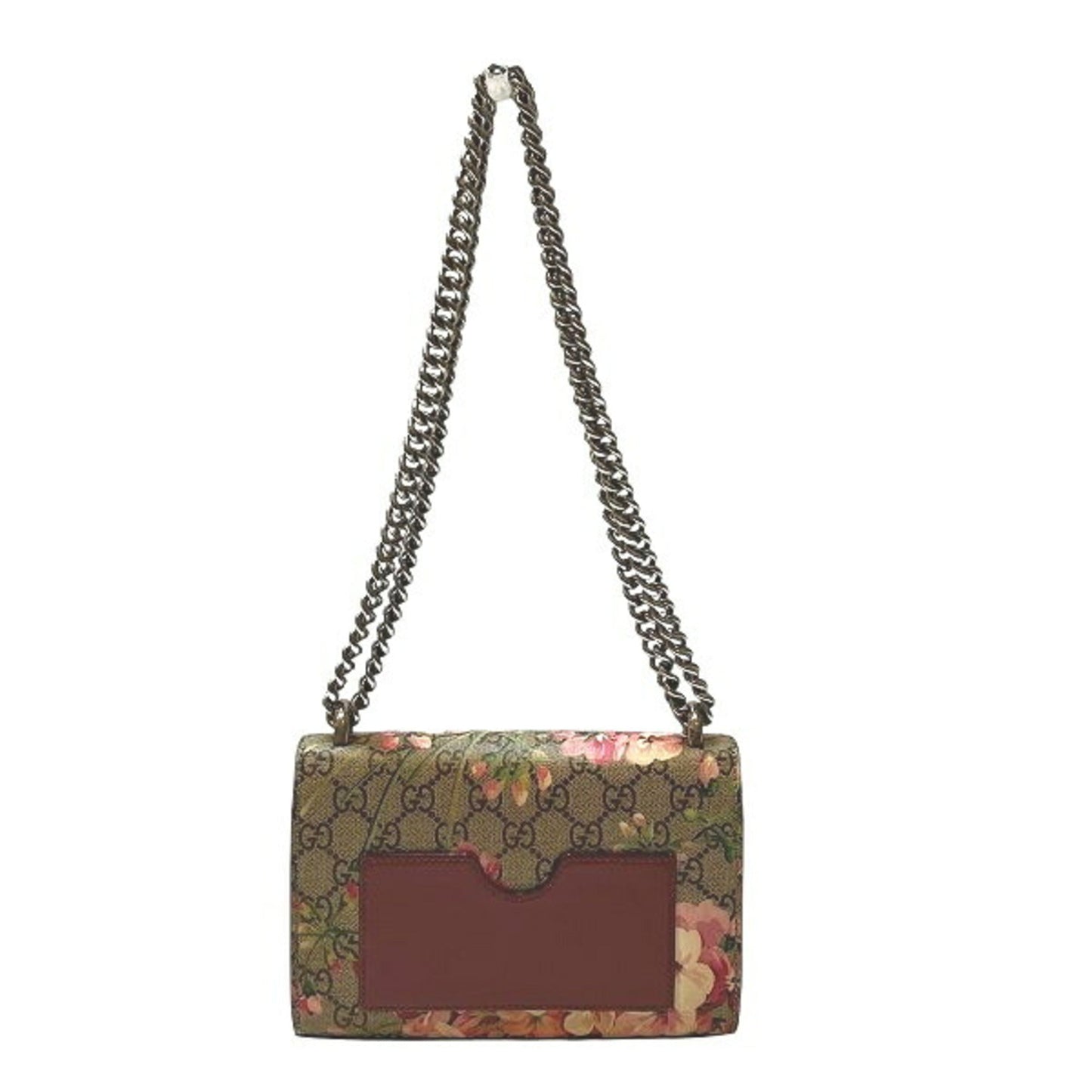 Gucci Brown Multi-Color Pink Pvc Leather Shoulder Bag